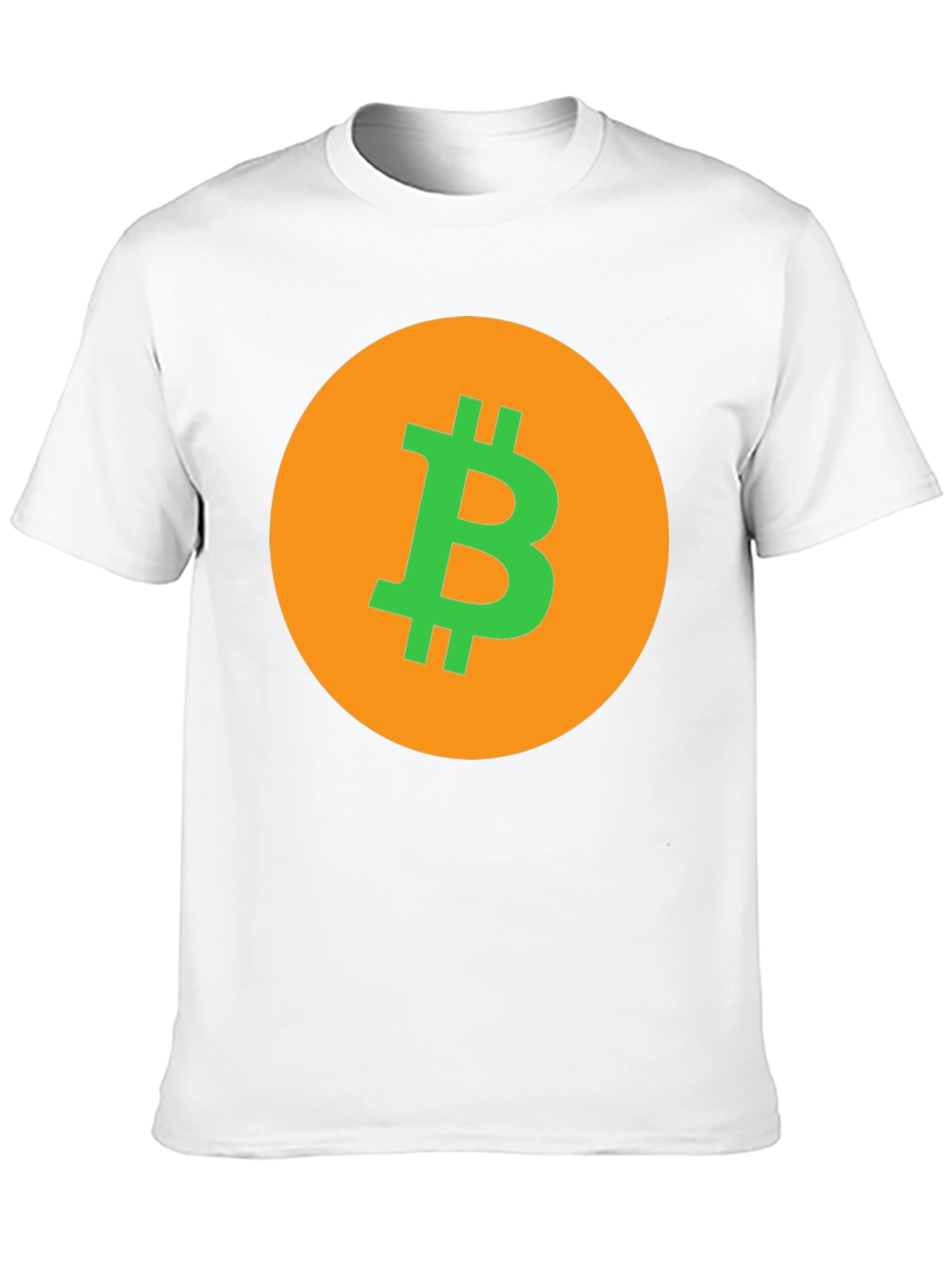 Bitcoin Logo Graphic Tee - Crypto Enthusiast Style