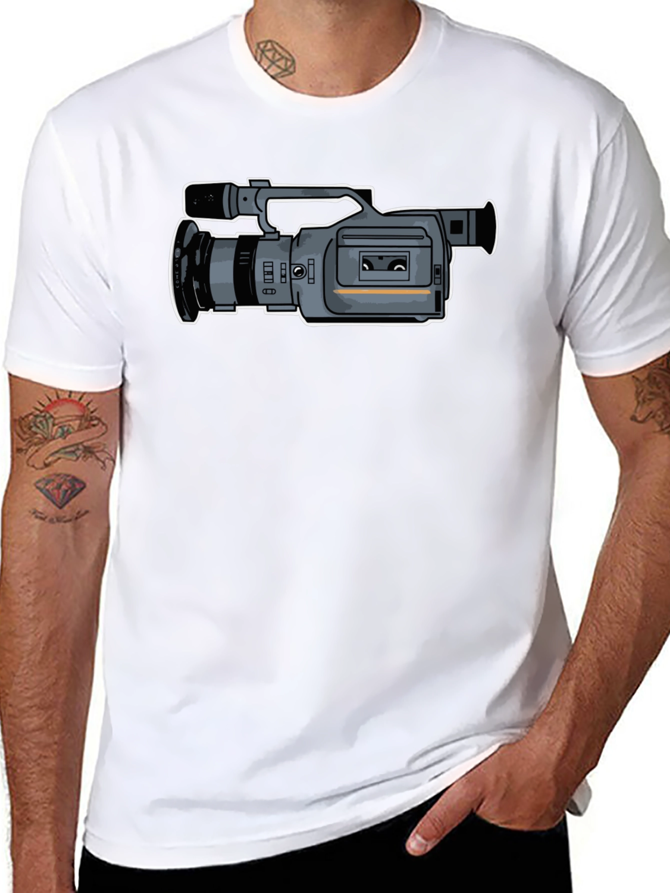 Retro Camera Graphic T-Shirt