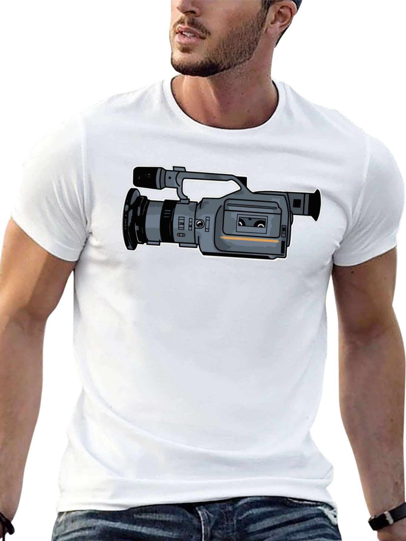 Retro Camera Graphic T-Shirt