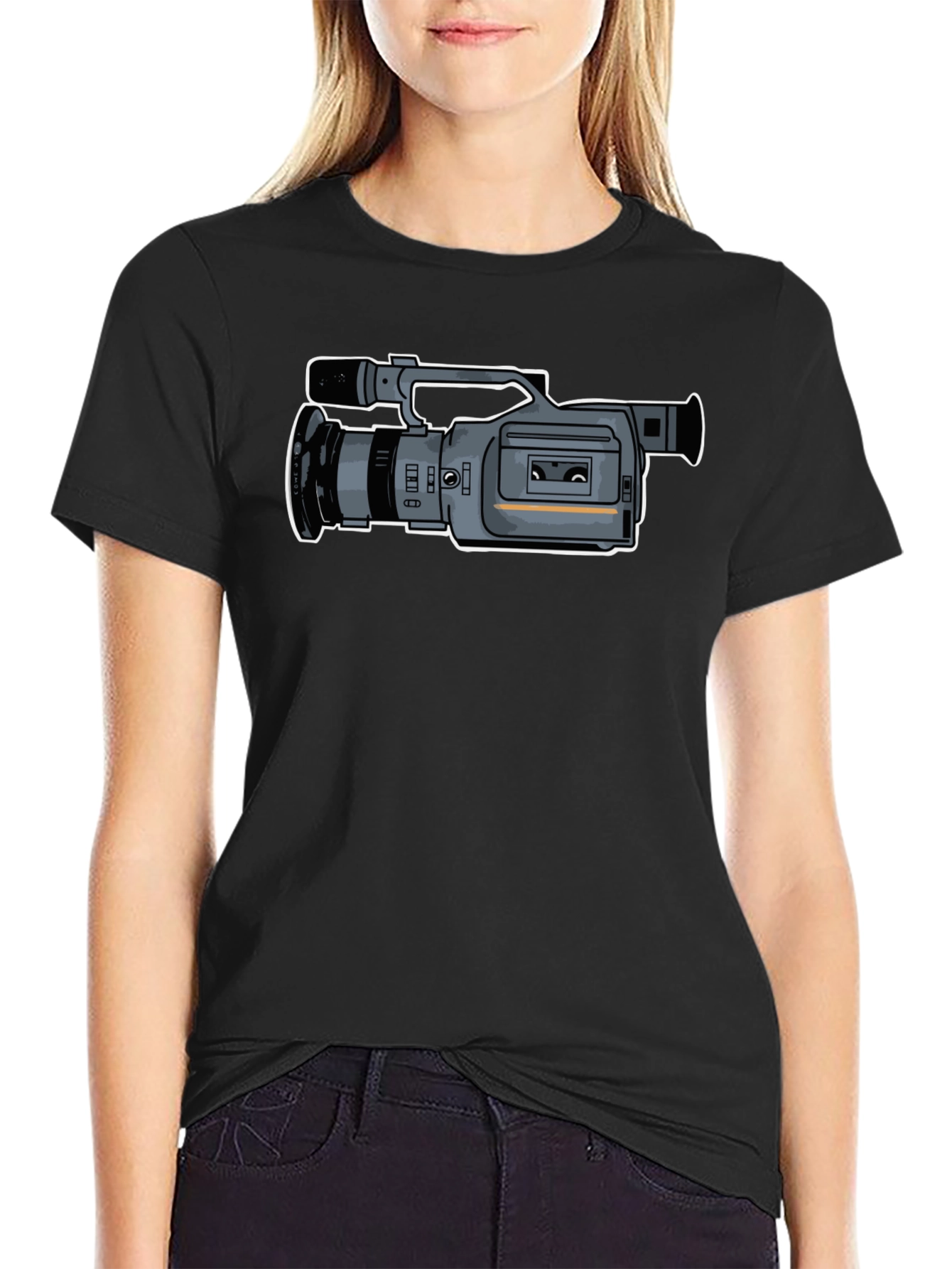 Retro Camera Graphic T-Shirt