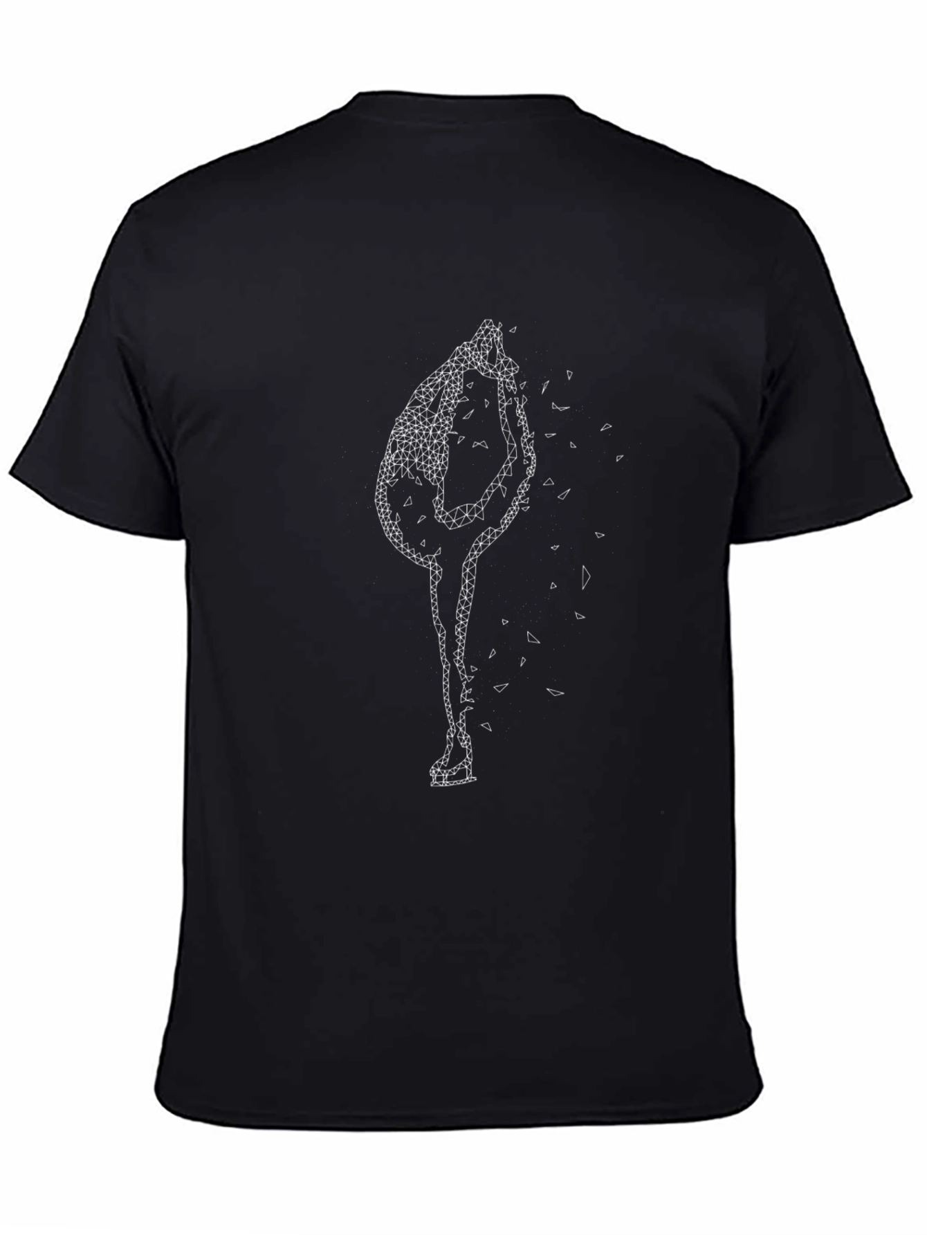 Geometric Ballerina Black T-Shirt