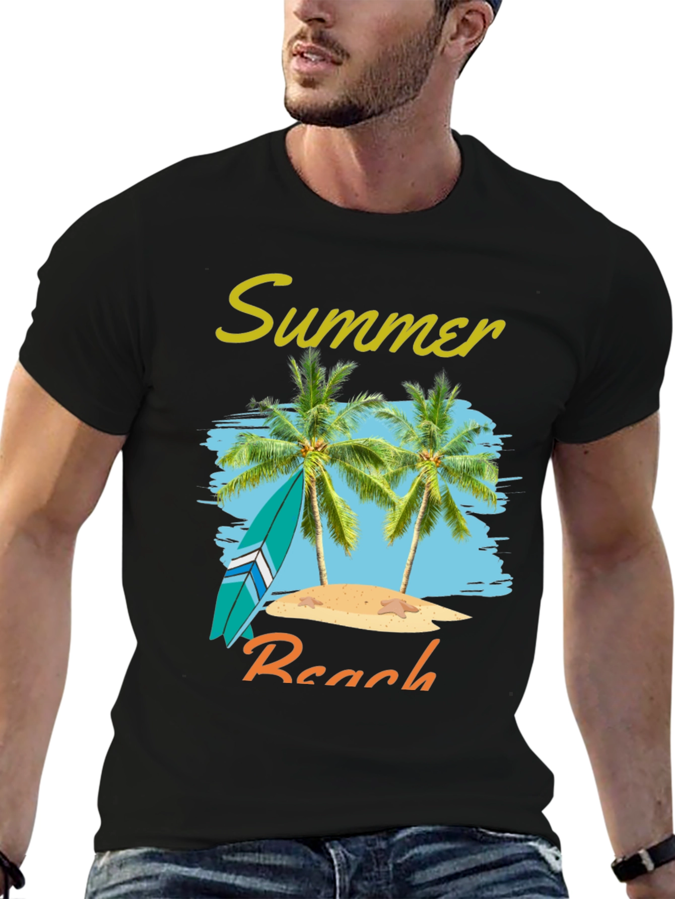 Summer Beach Graphic Tee