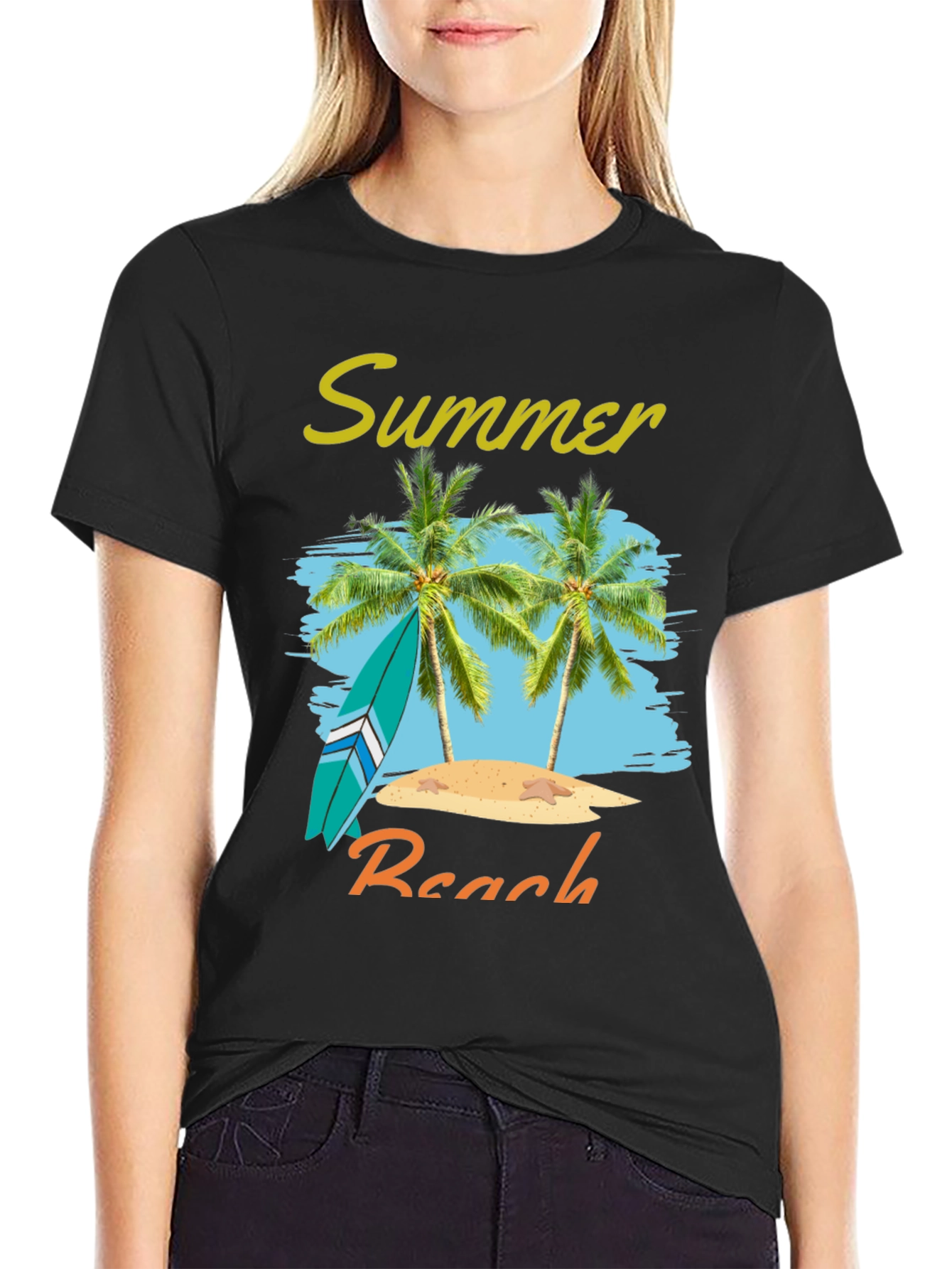 Summer Beach Graphic Tee