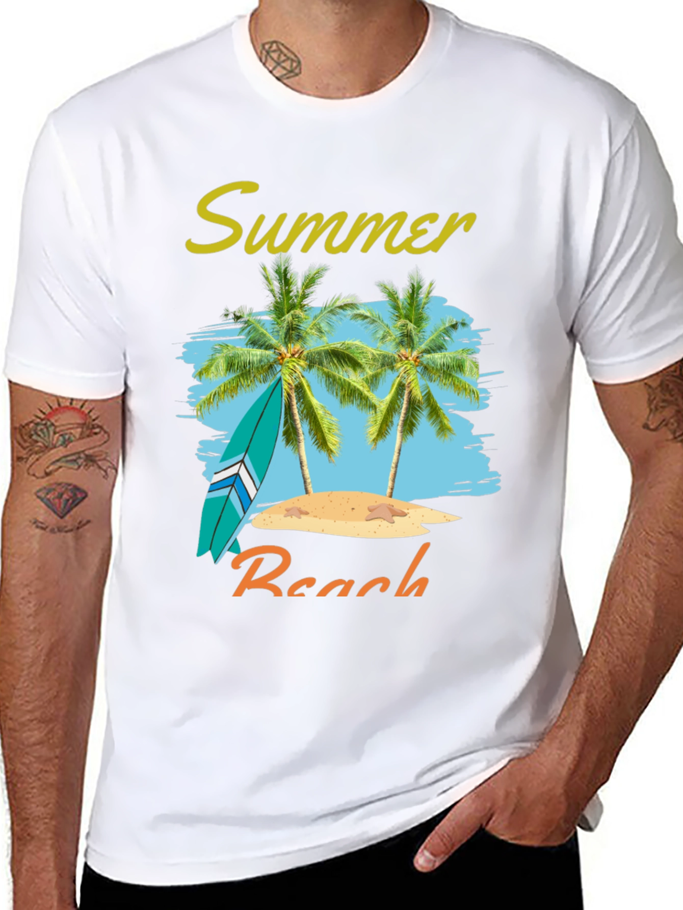 Summer Beach Graphic Tee