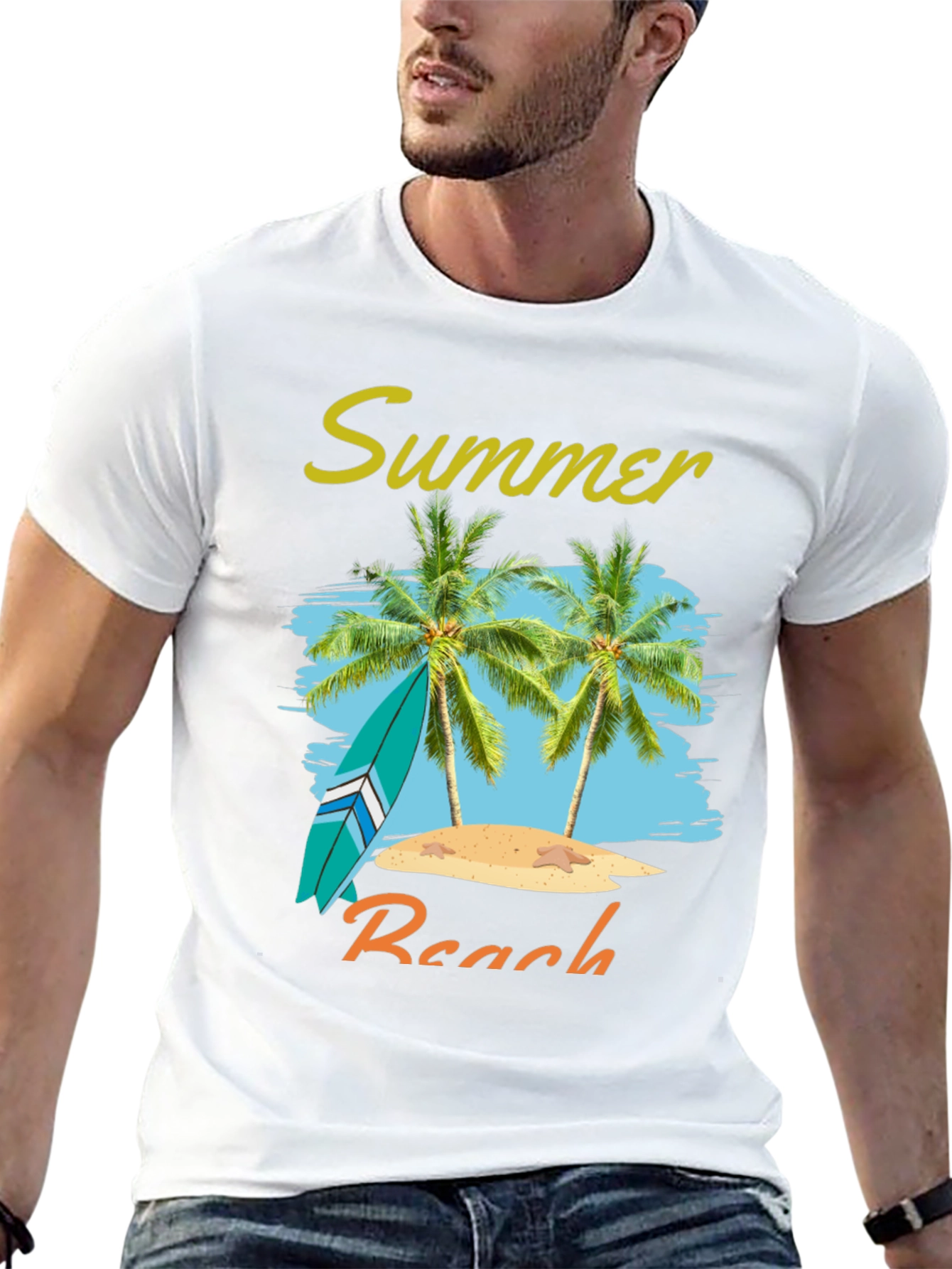 Summer Beach Graphic Tee