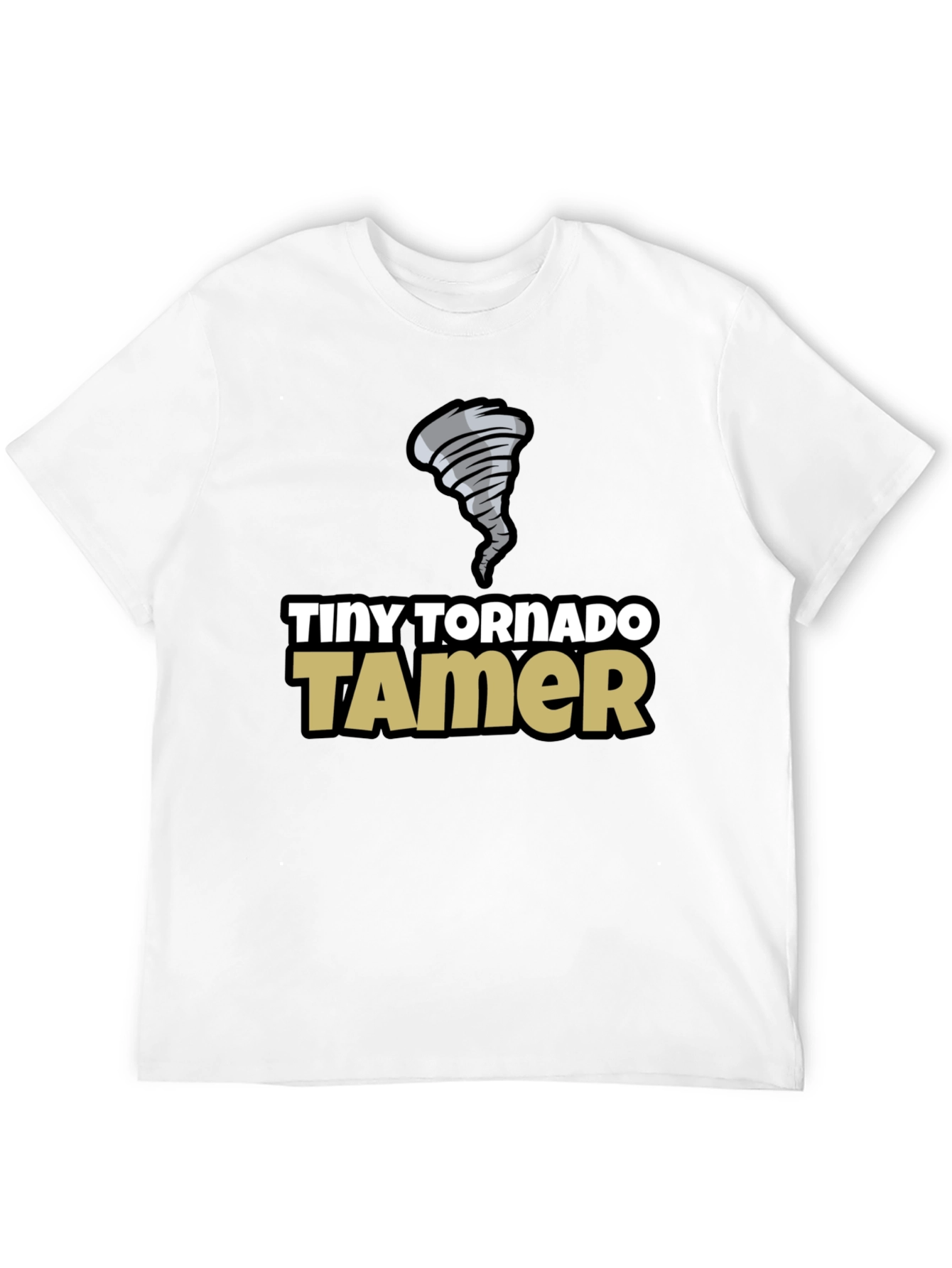 Tiny Tornado Tamer Black T-Shirt