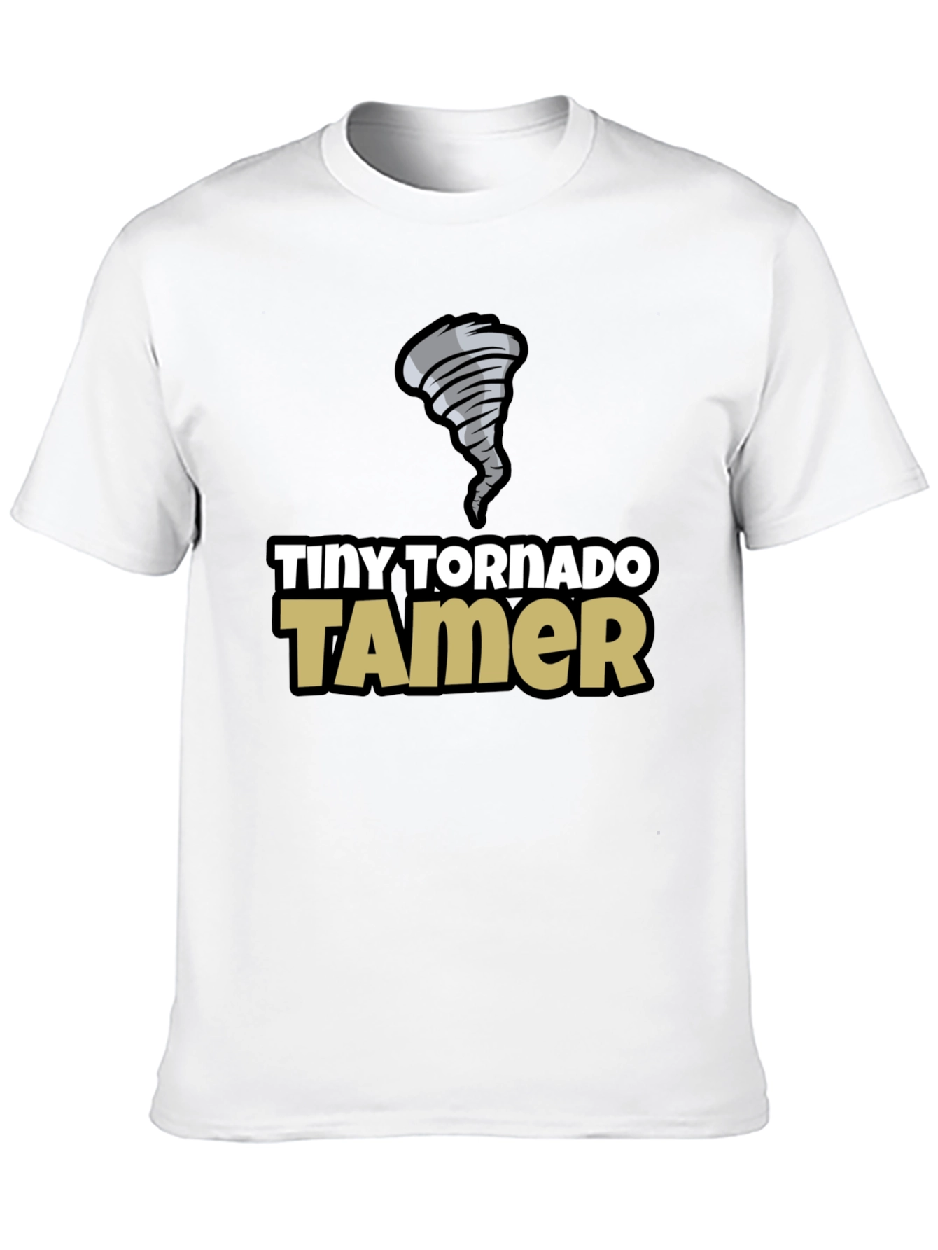Tiny Tornado Tamer Black T-Shirt