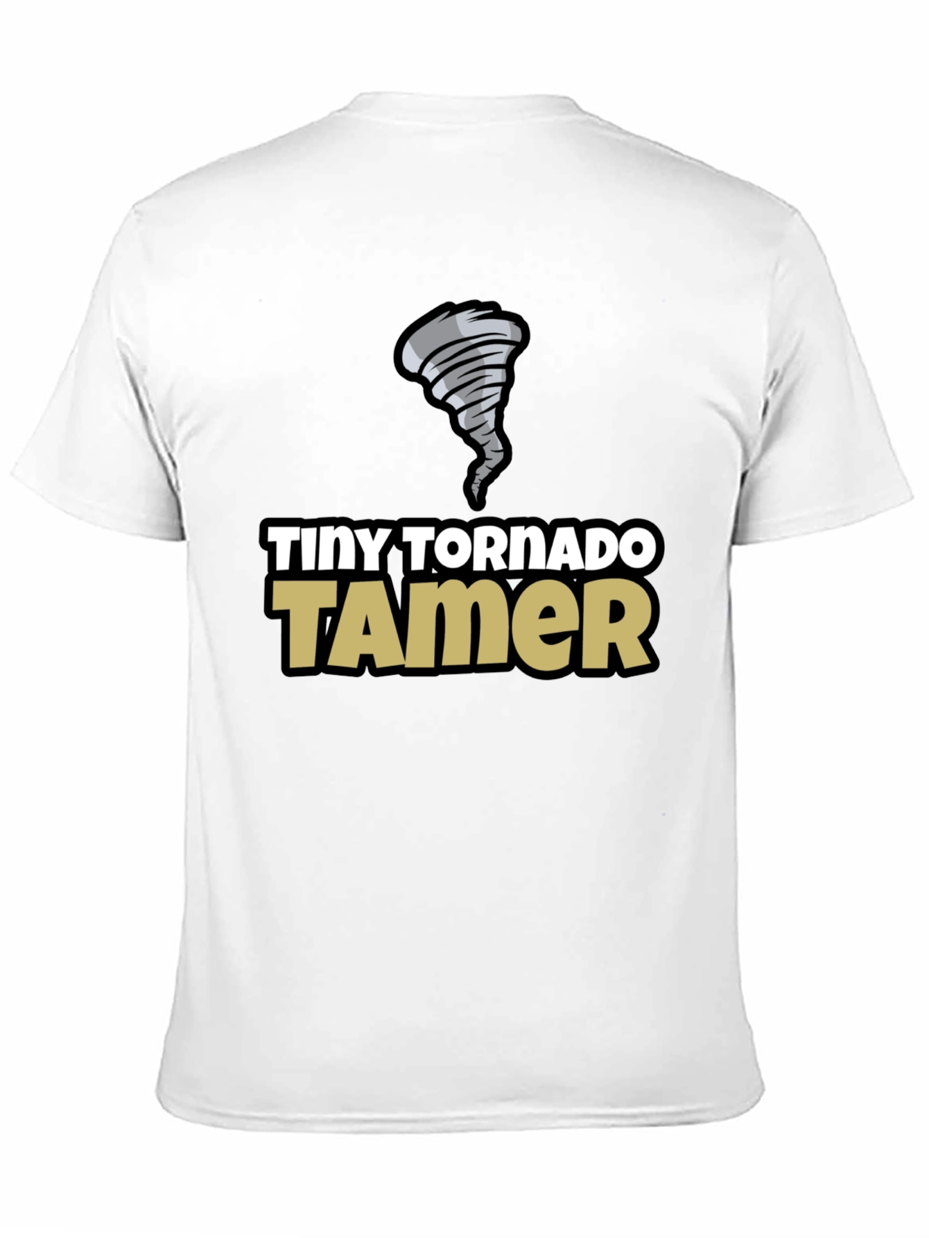Tiny Tornado Tamer Black T-Shirt