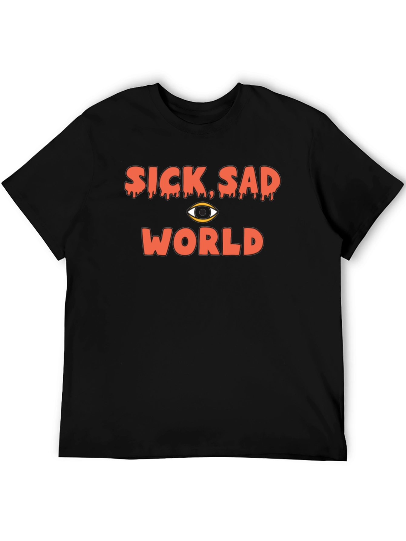Sick Sad World Graphic Tee - Black T-Shirt