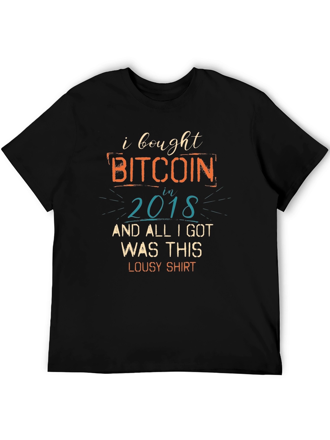 Bitcoin 2018 Funny Graphic Tee