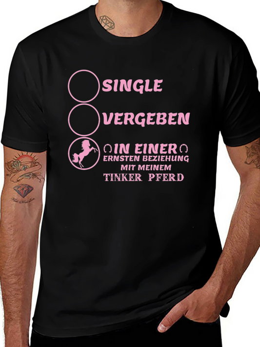 Humorous Tinker Horse Relationship T-Shirt