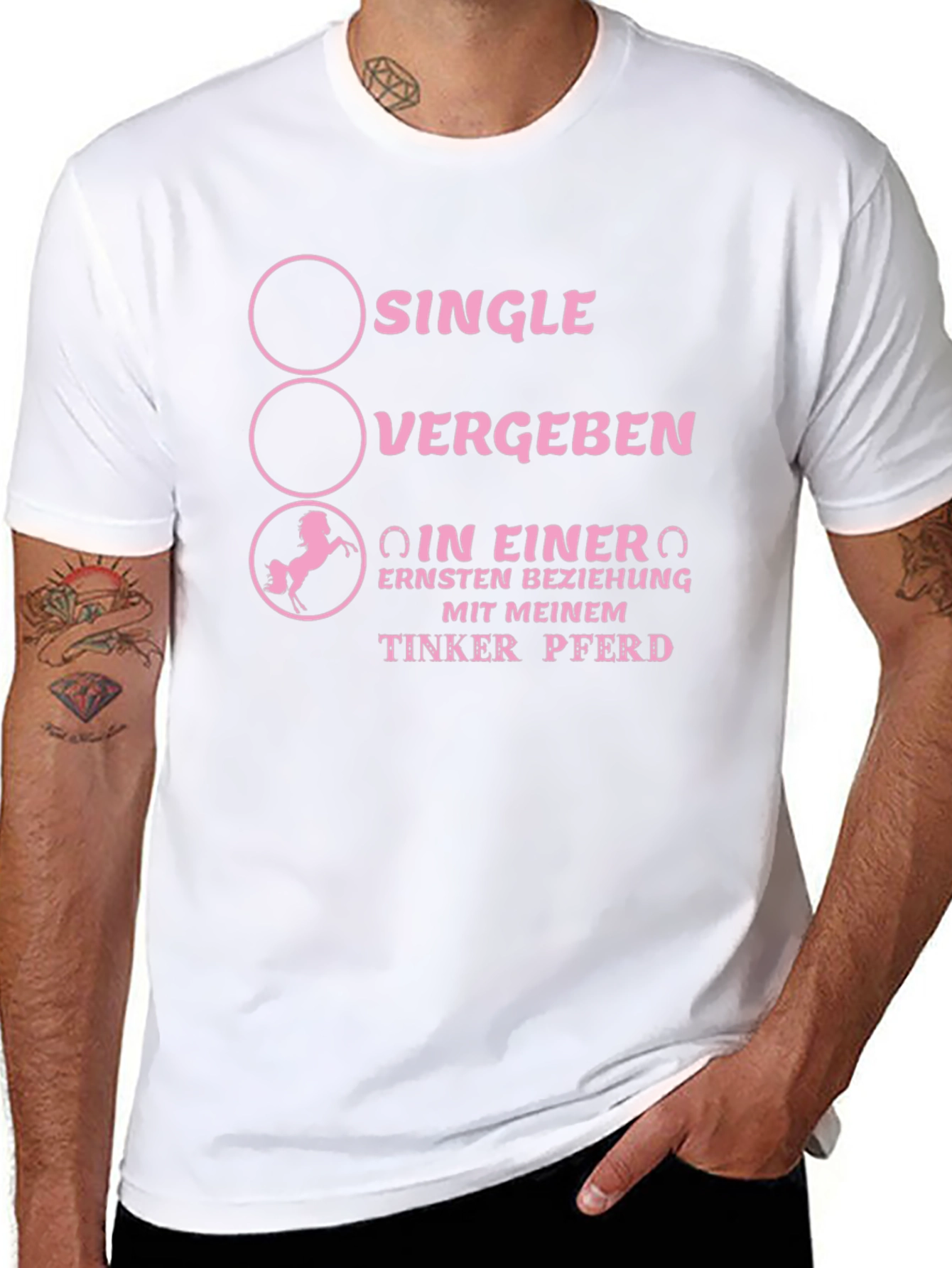 Humorous Tinker Horse Relationship T-Shirt