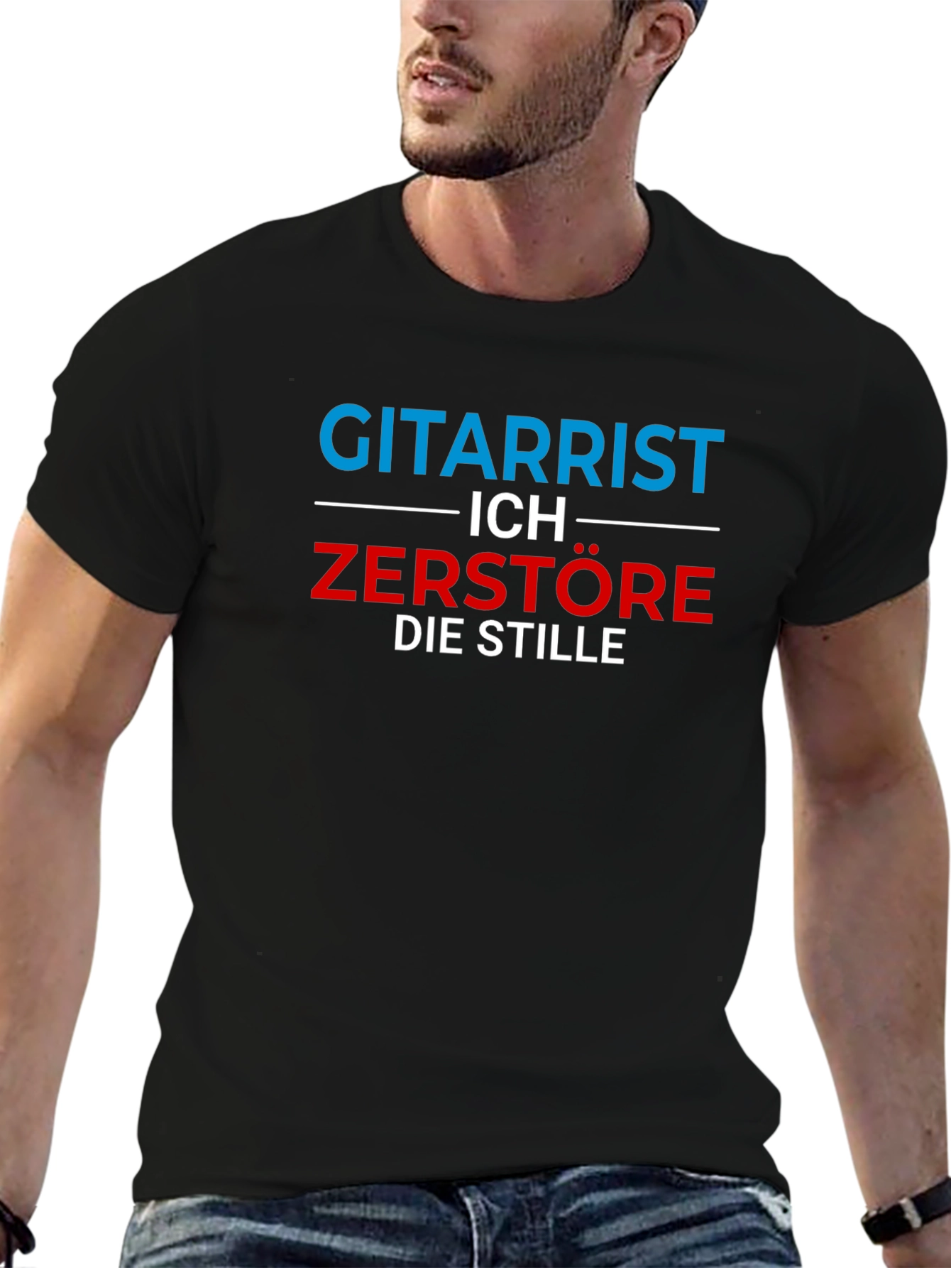 Guitarist T-Shirt - I Destroy The Silence