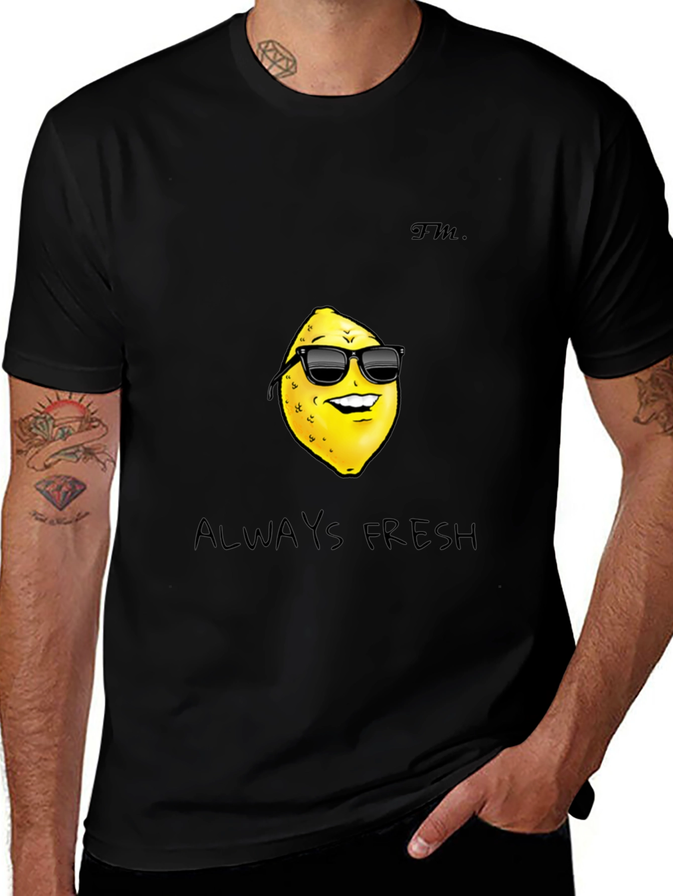 Cool Lemon Graphic Tee - Always Fresh