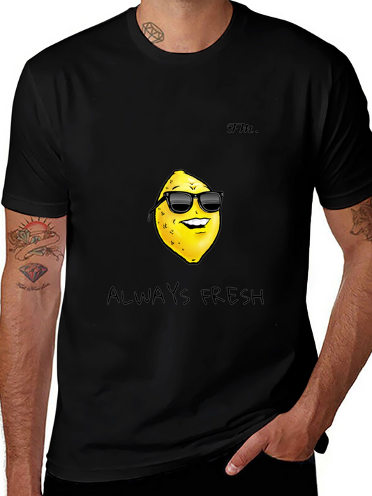 Cool Lemon Graphic Tee - Always Fresh