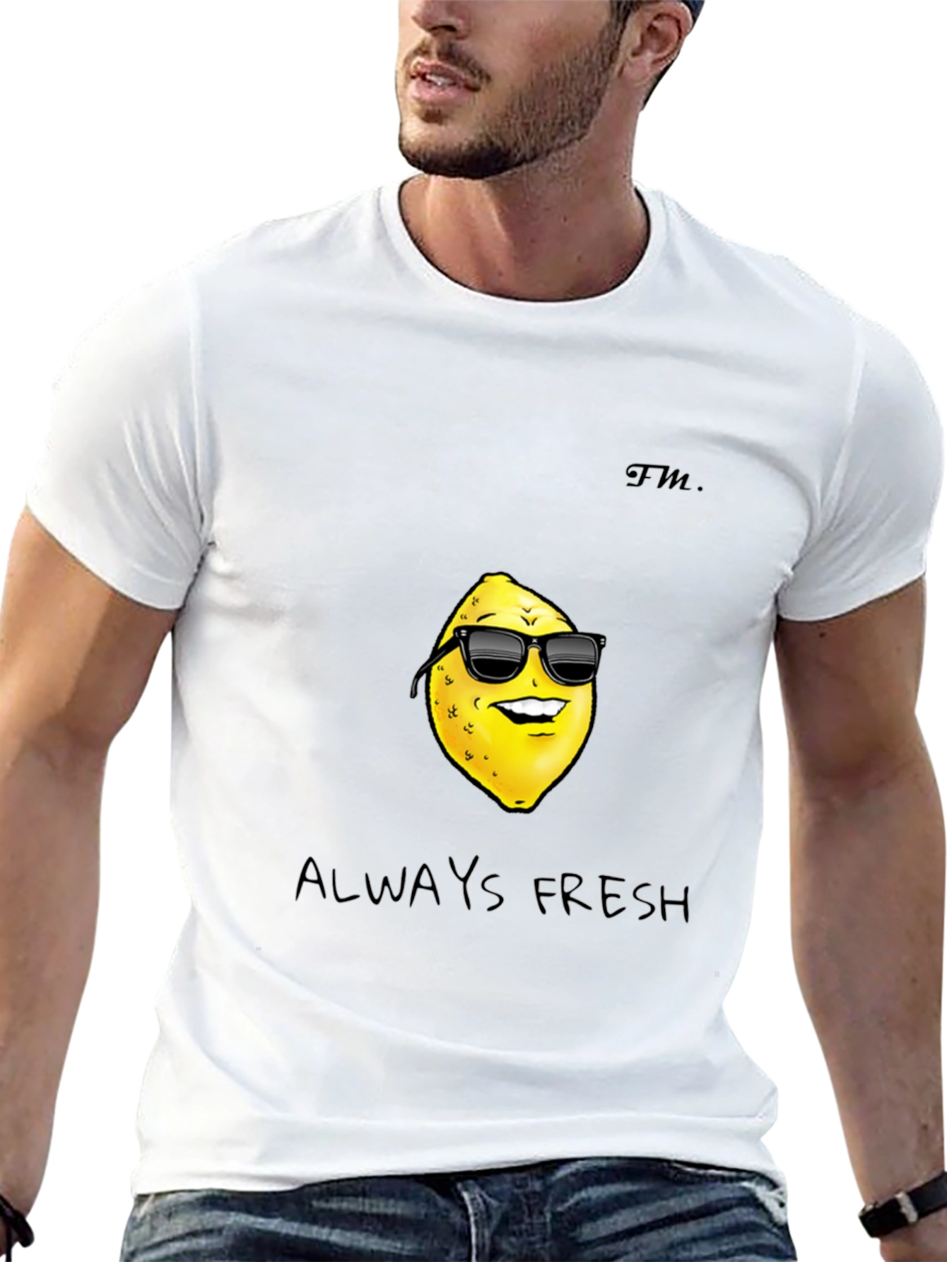 Cool Lemon Graphic Tee - Always Fresh