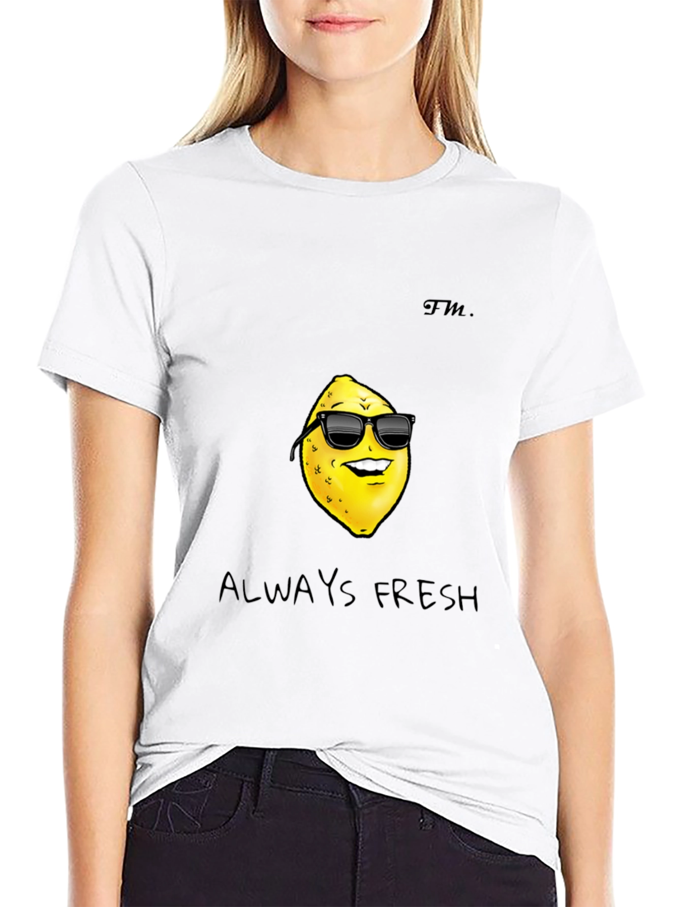 Cool Lemon Graphic Tee - Always Fresh