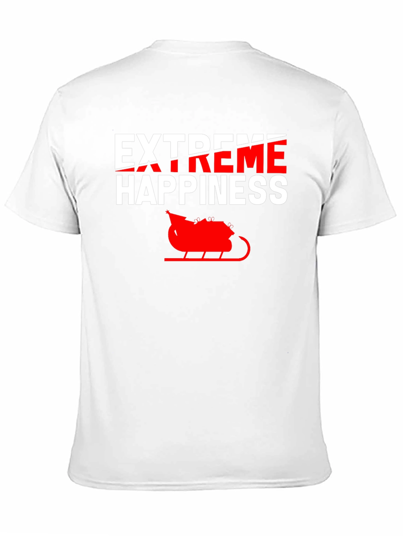 Extreme Happiness Christmas Sleigh T-Shirt