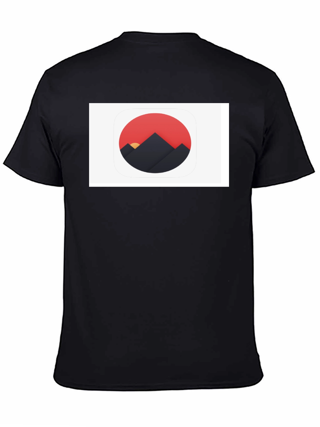 Mountains Graphic Black T-Shirt - Stylish Nature Design