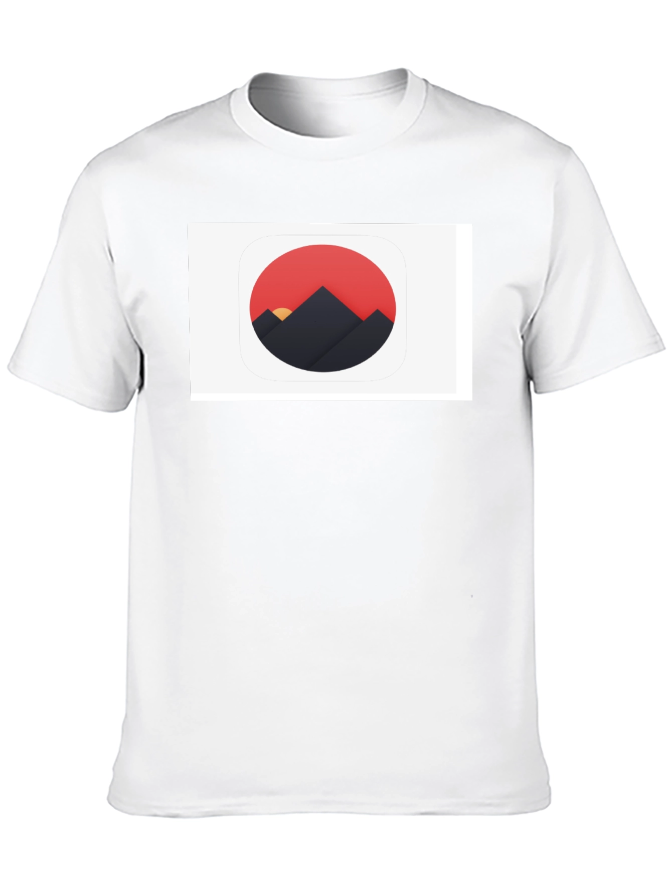 Mountains Graphic Black T-Shirt - Stylish Nature Design