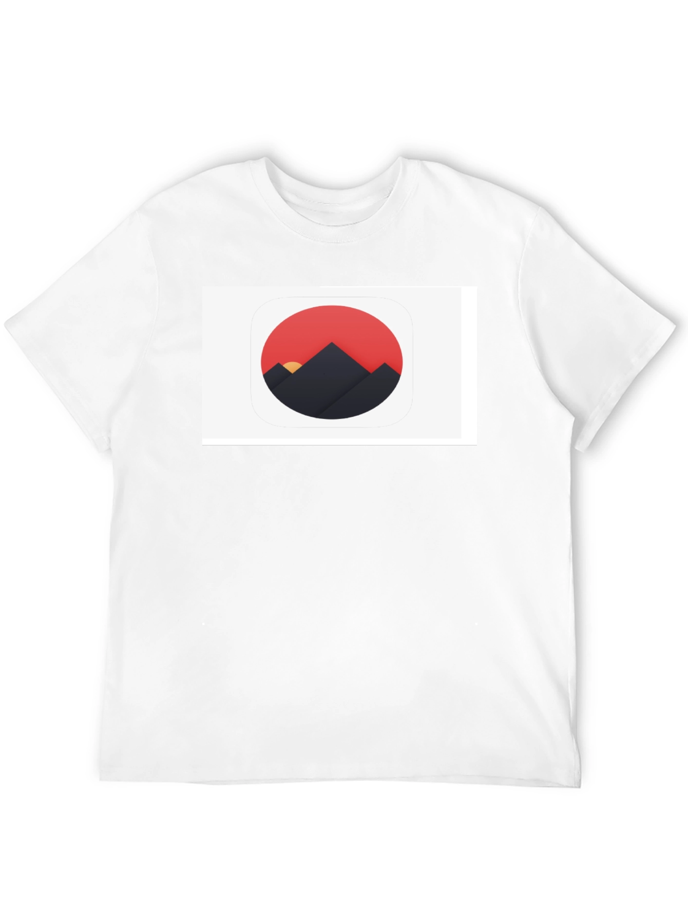 Mountains Graphic Black T-Shirt - Stylish Nature Design