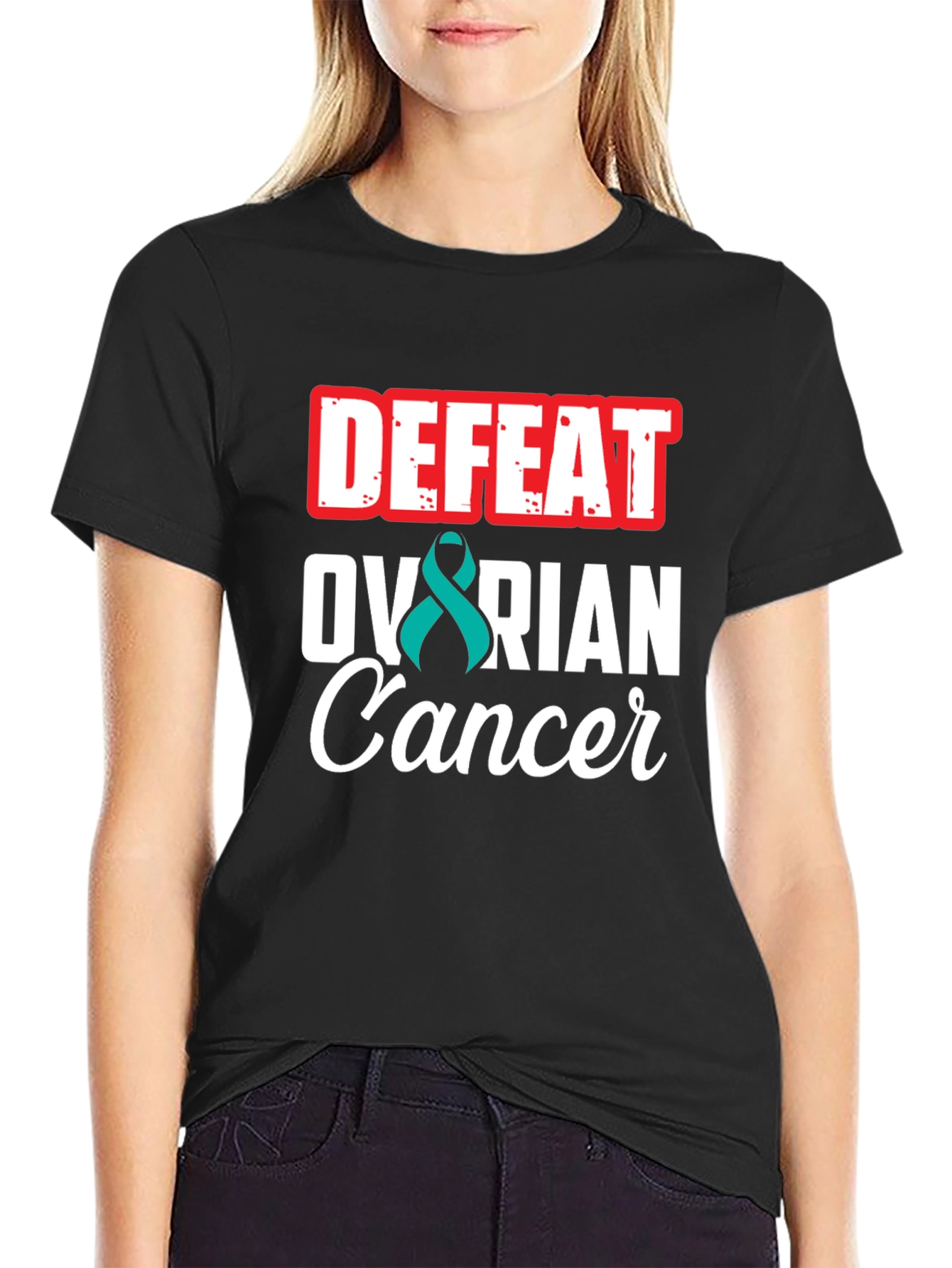 Defeat Ovarian Cancer Awareness T-Shirt