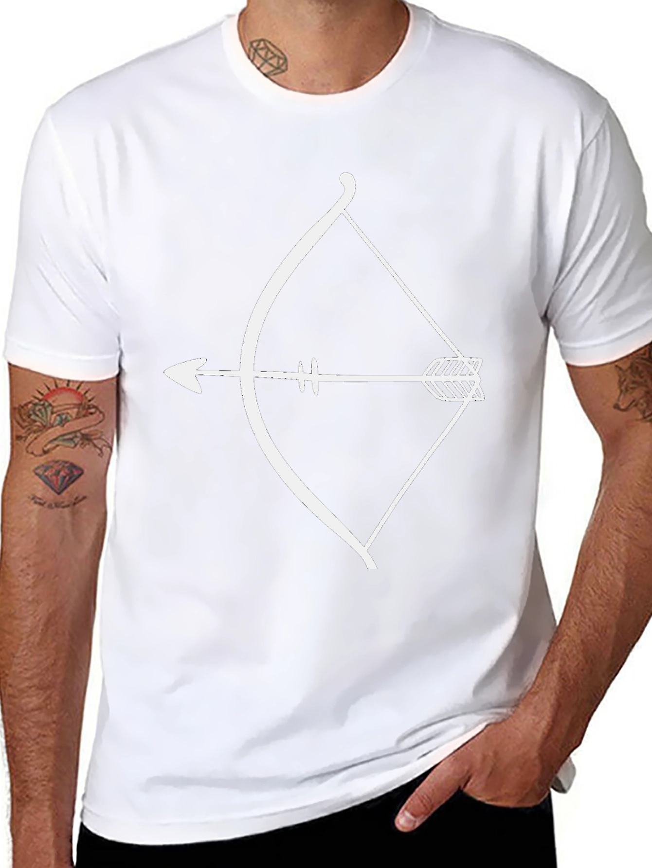 Archery Bow and Arrow Graphic Tee