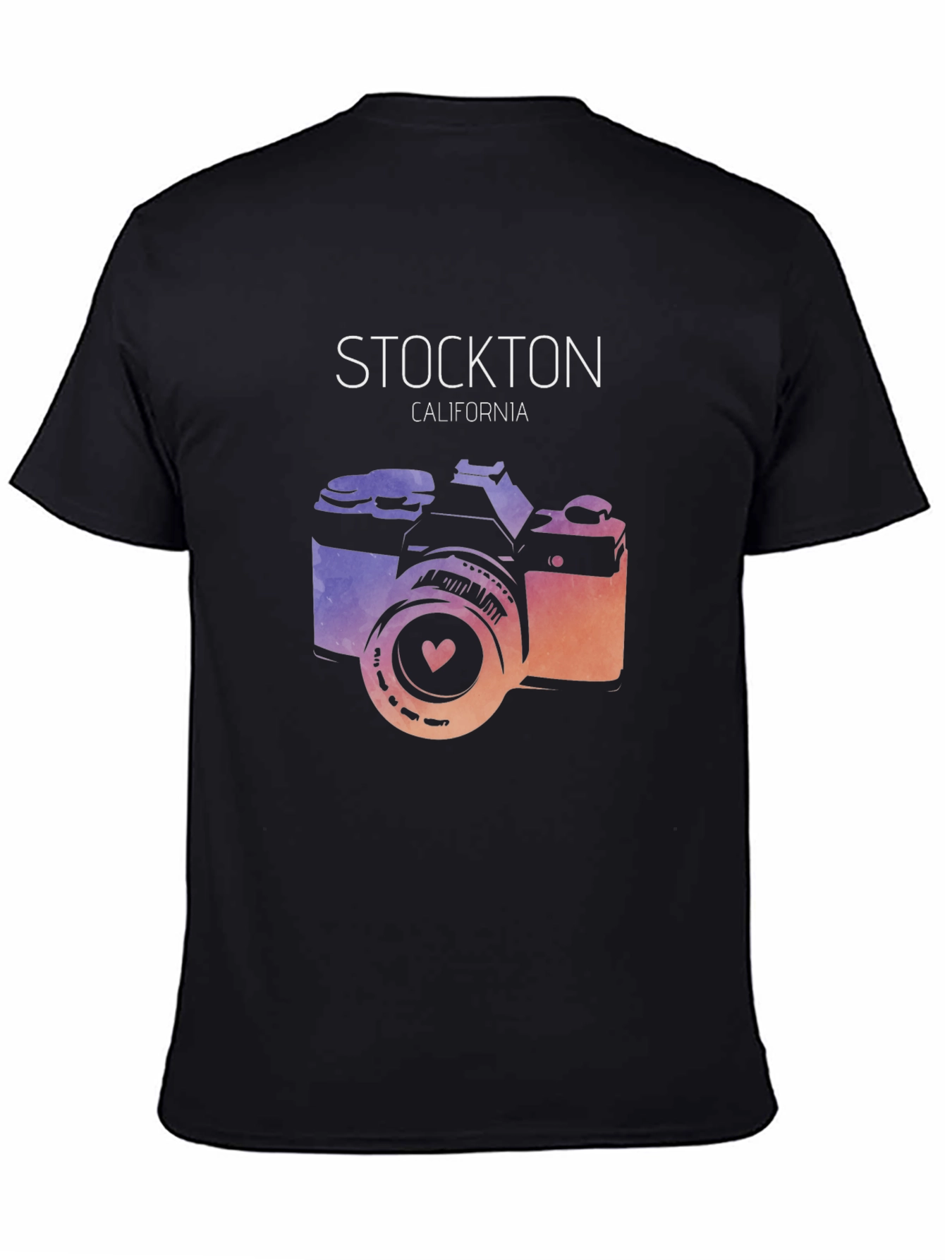 Stockton California Camera Graphic Tee