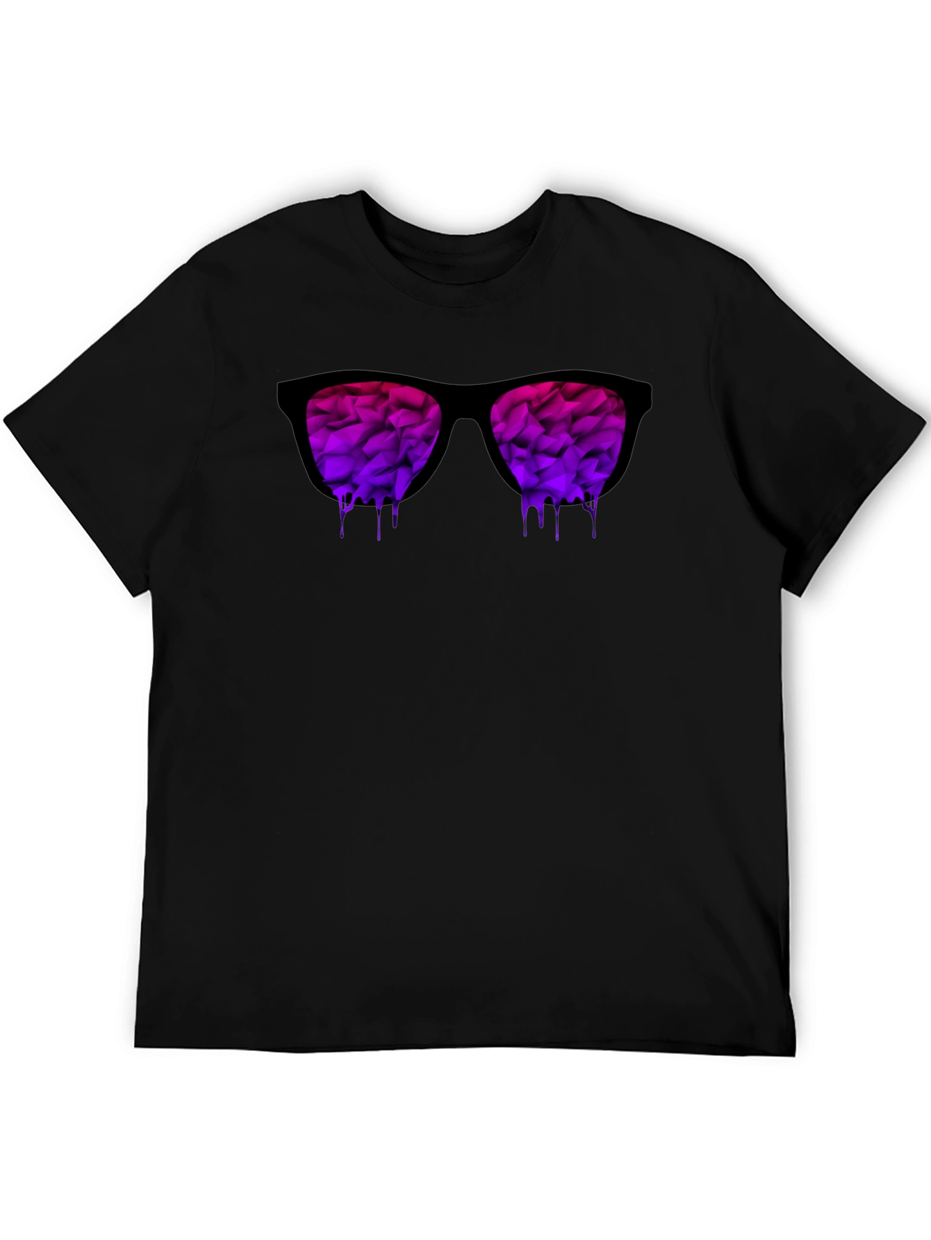 Mens Dripping Sunglasses Graphic T-Shirt