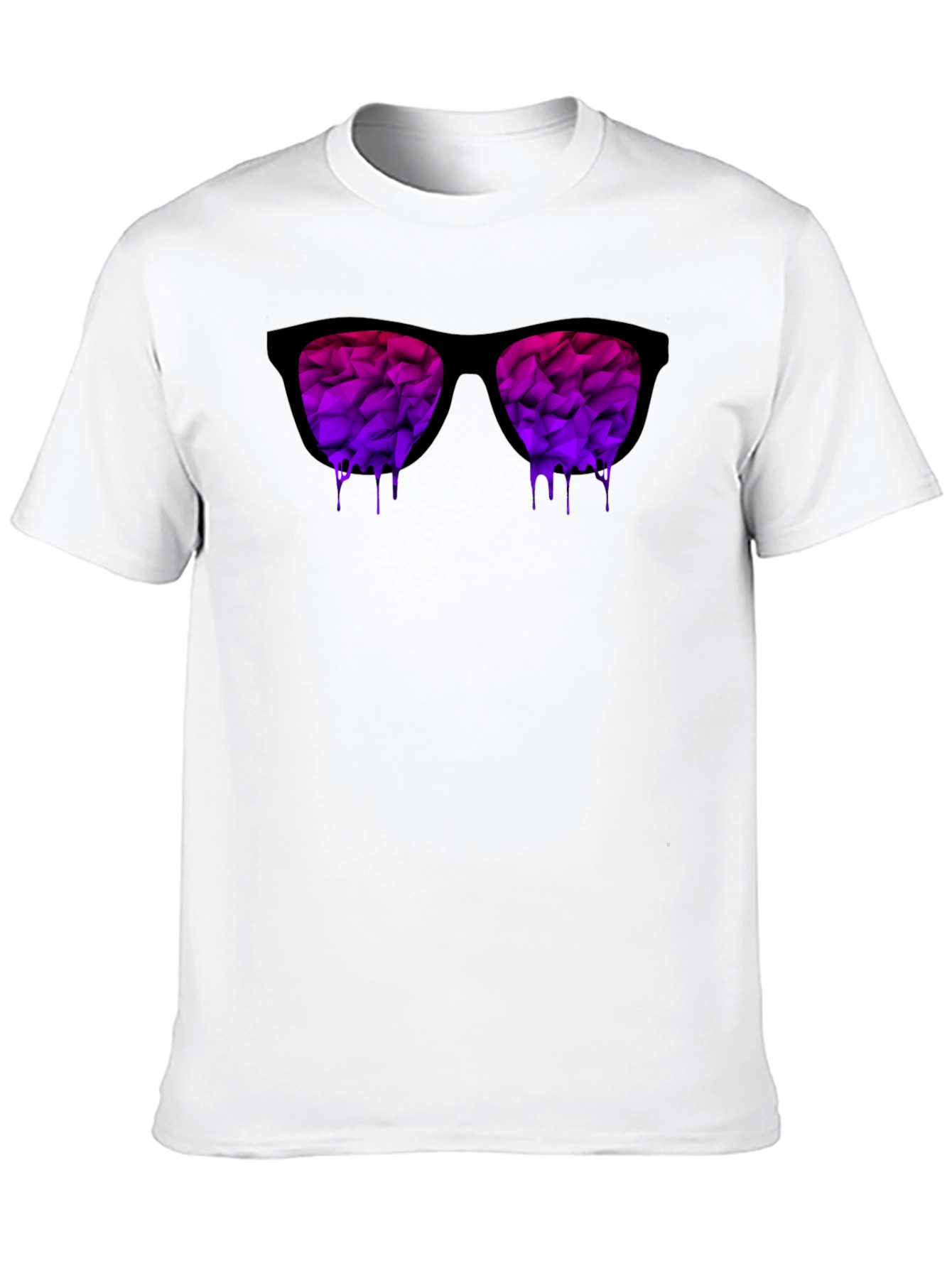 Mens Dripping Sunglasses Graphic T-Shirt