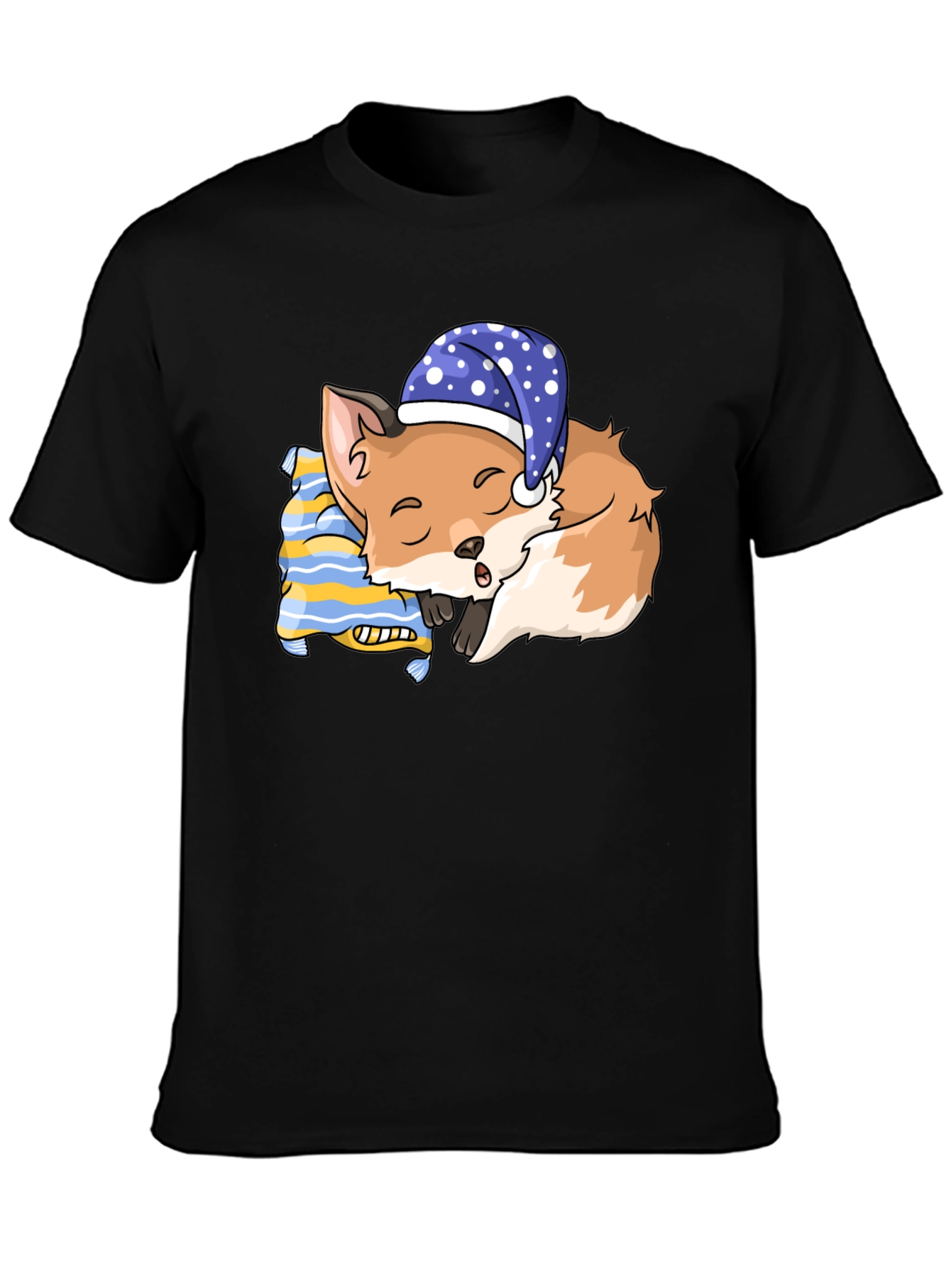 Sleeping Fox T-Shirt: Dreamy Comfort