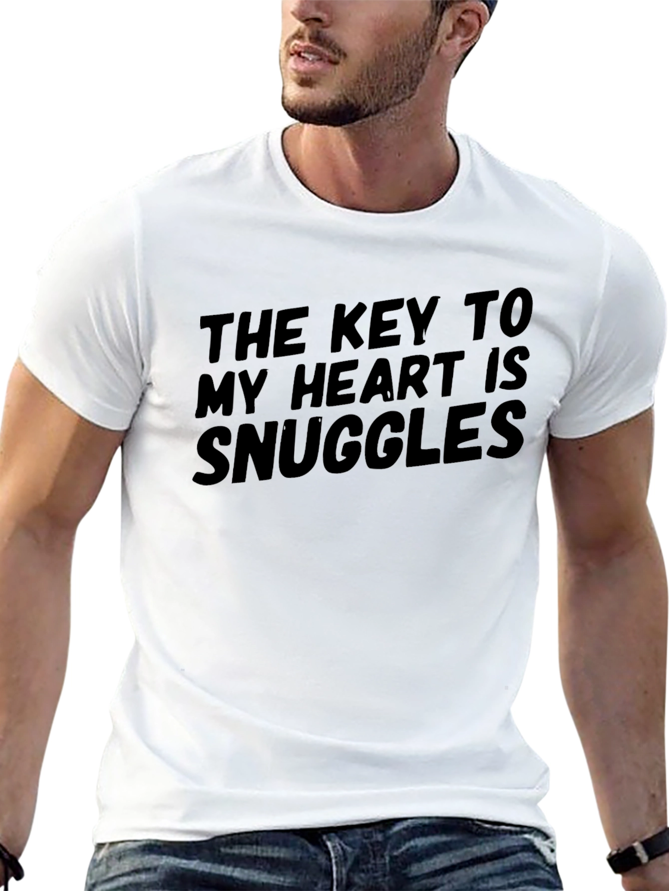 Snuggles Graphic Tee - Black