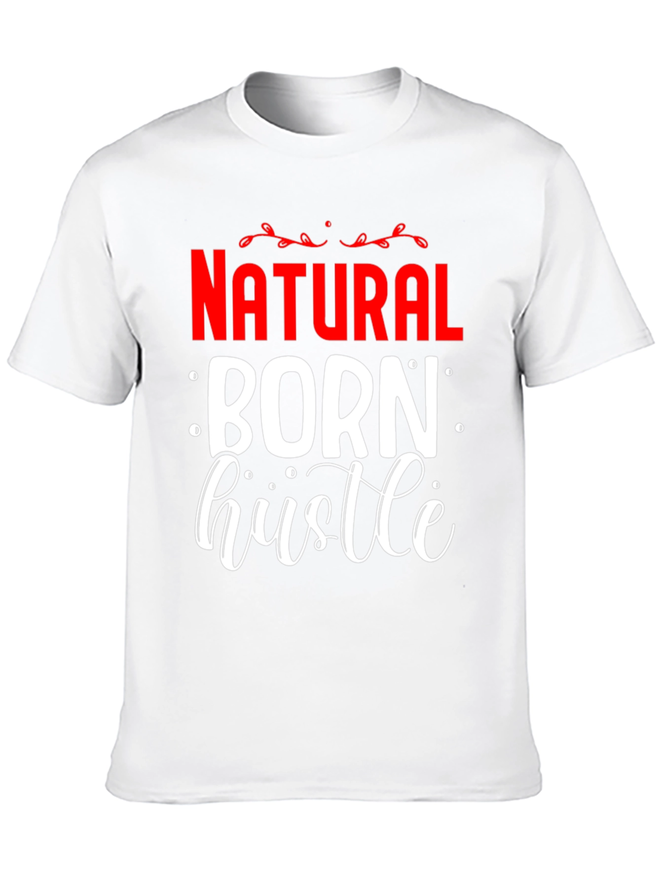 Natural Born Hustle Black Graphic Tee