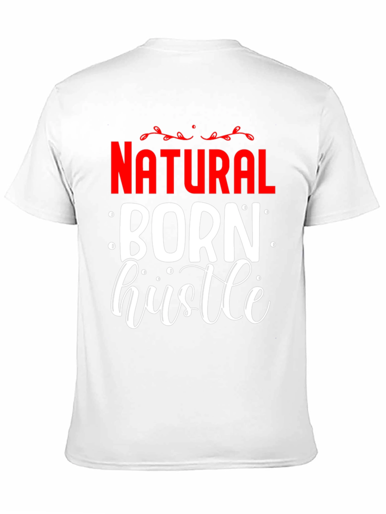 Natural Born Hustle Black Graphic Tee