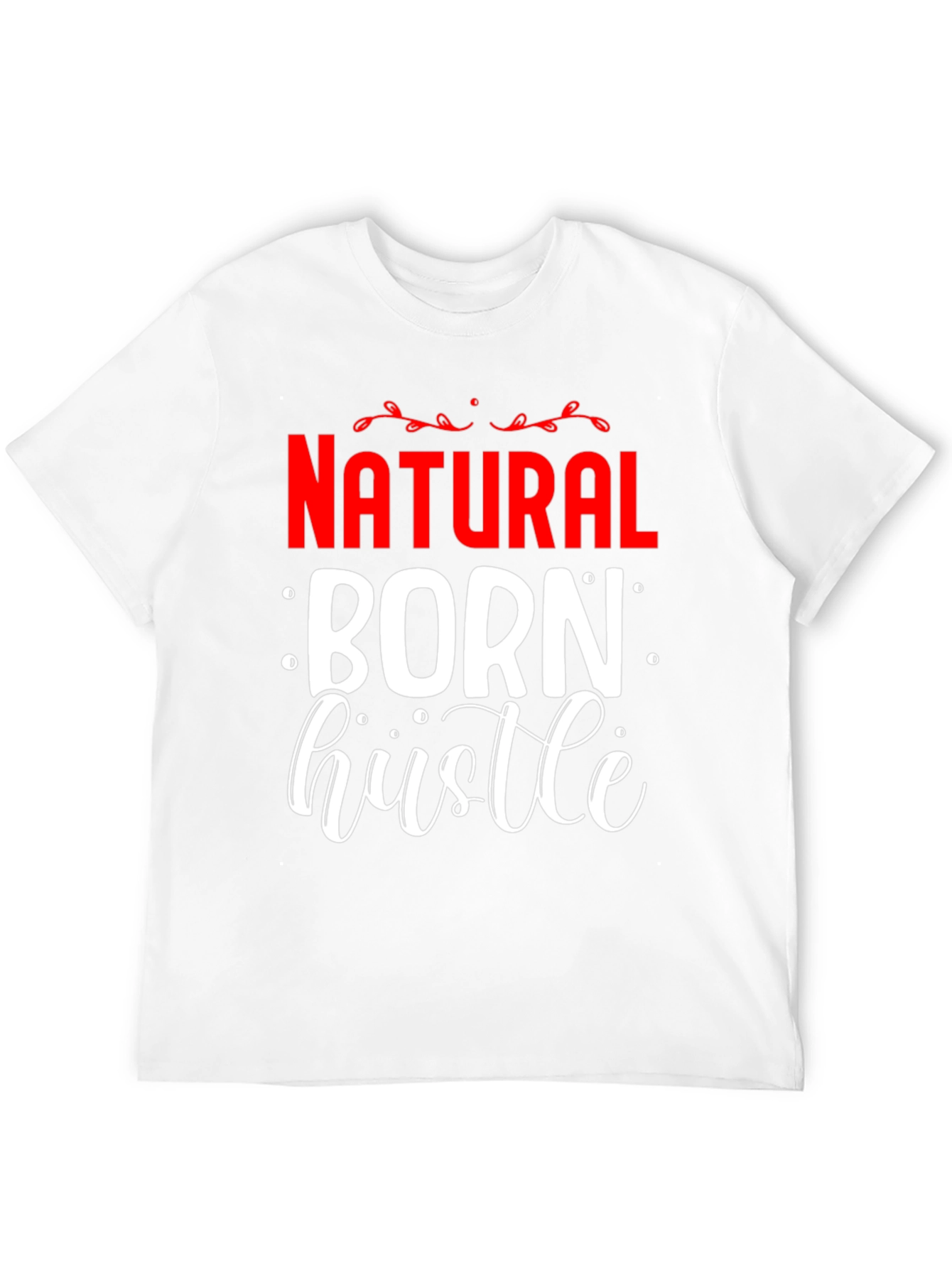 Natural Born Hustle Black Graphic Tee