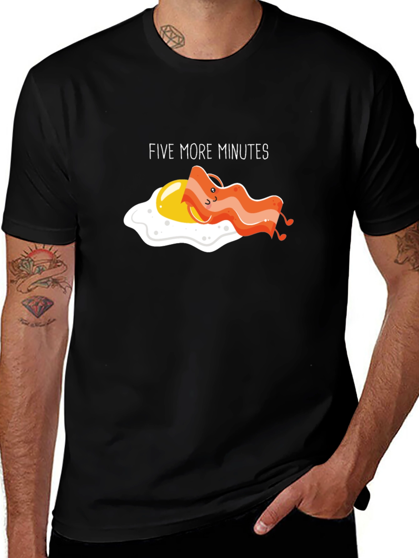 Funny Five More Minutes Breakfast T-Shirt