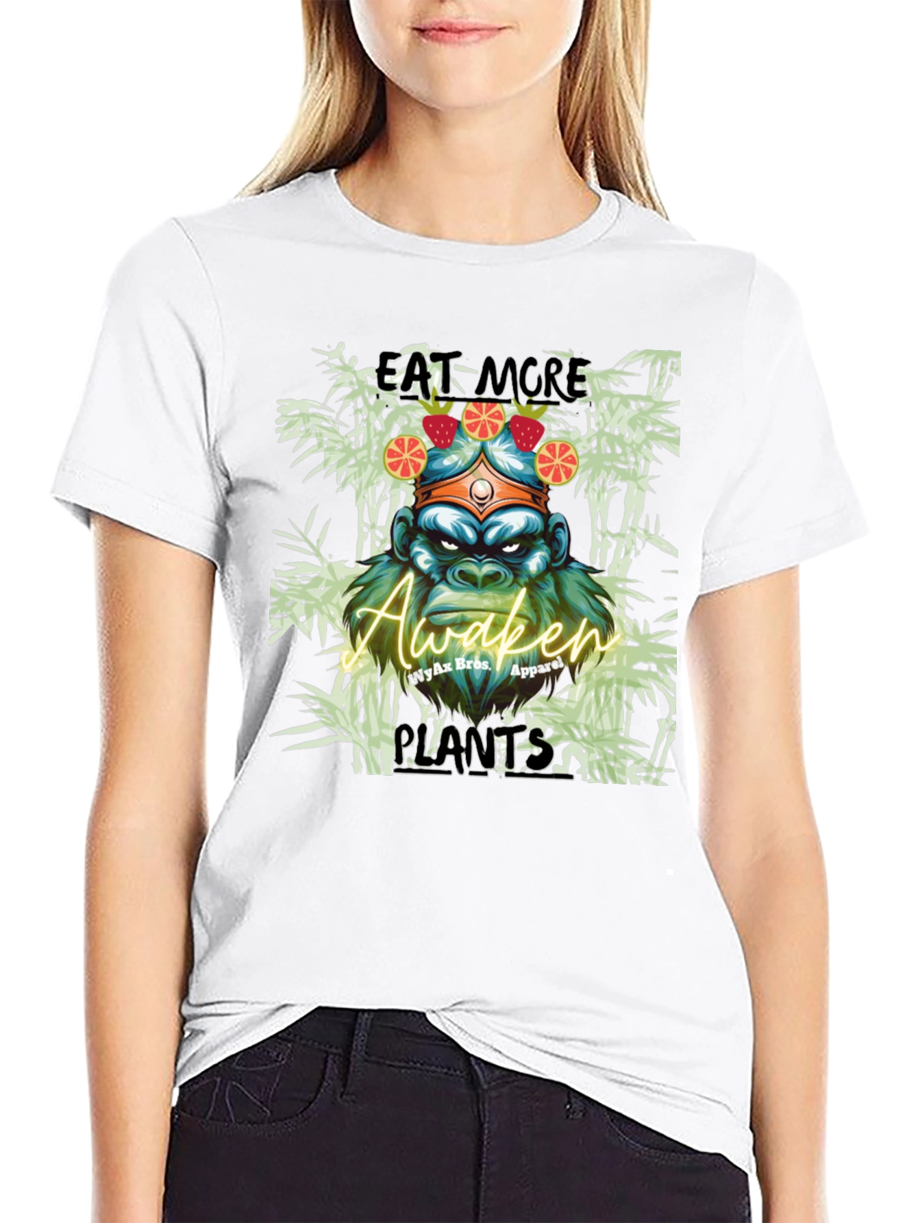 Eat More Plants Graphic T-Shirt