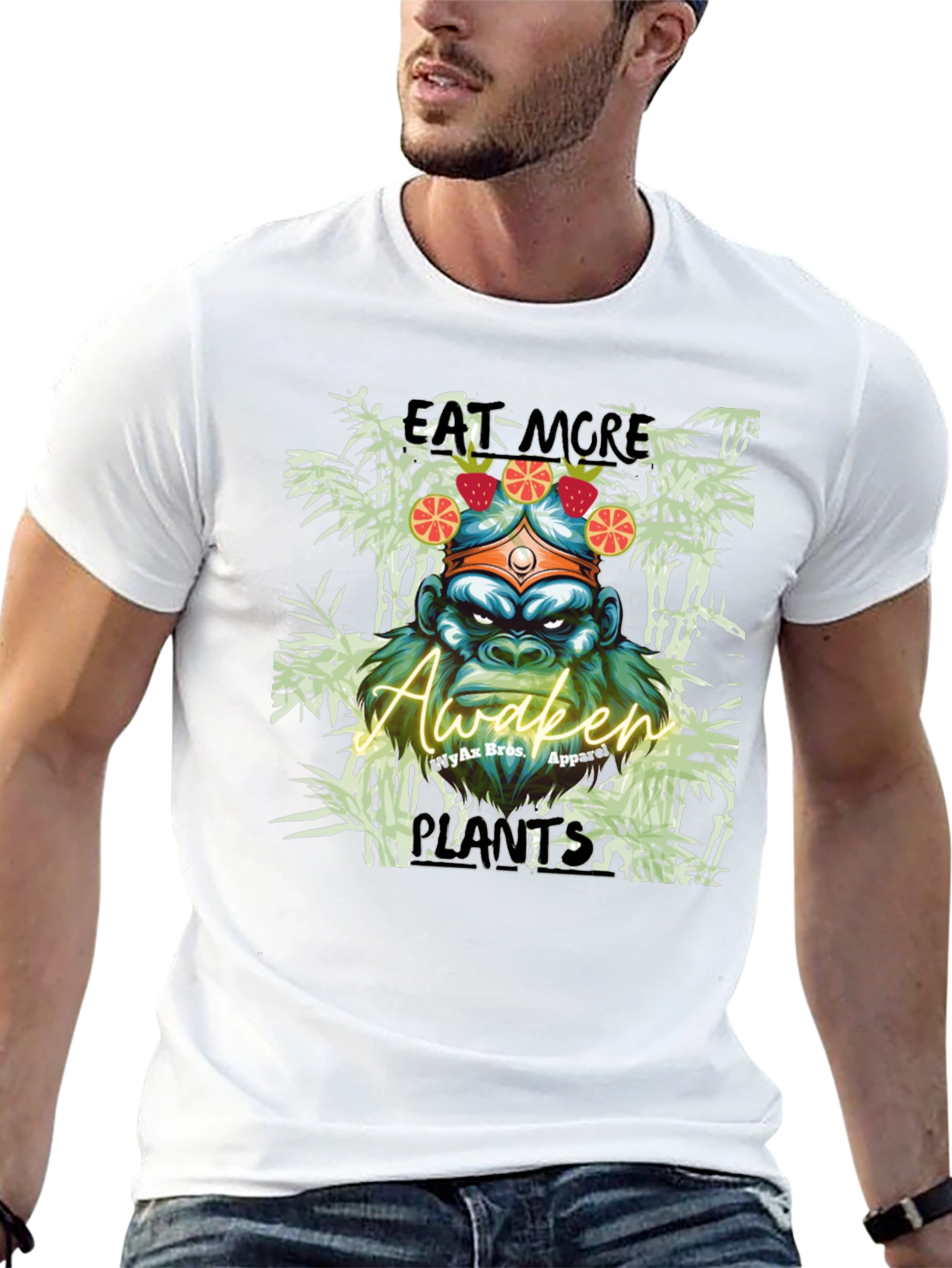 Eat More Plants Graphic T-Shirt