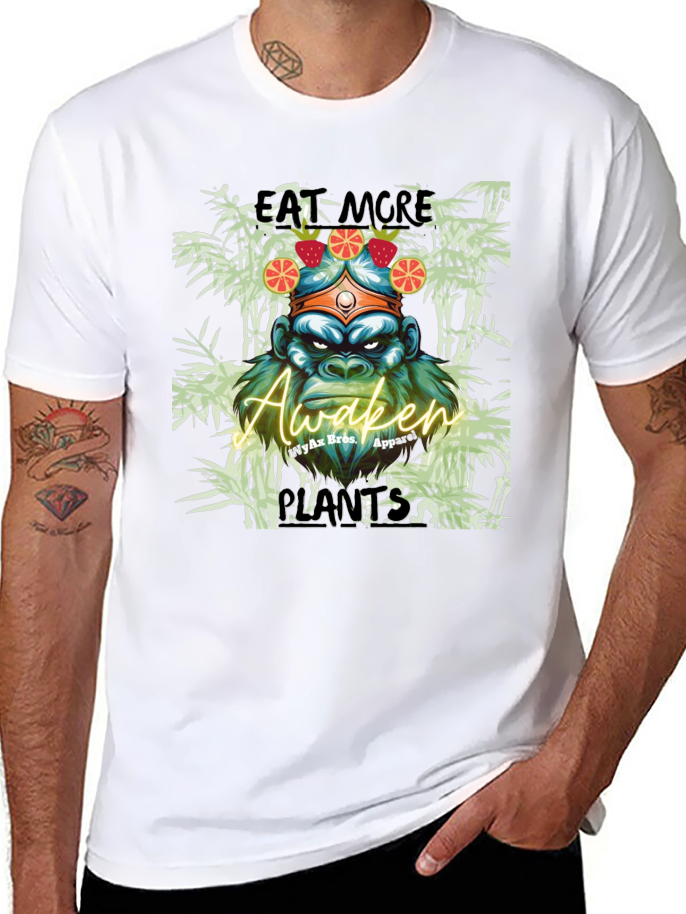 Eat More Plants Graphic T-Shirt