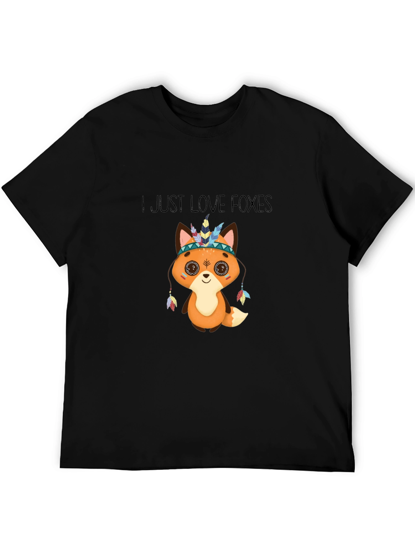 Cute Fox T-Shirt - I Just Love Foxes Design