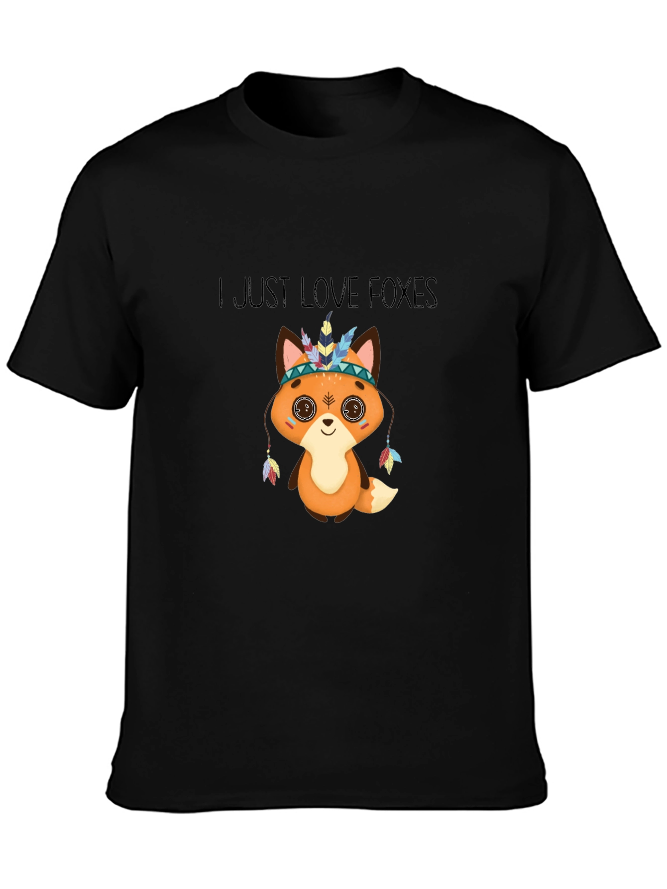 Cute Fox T-Shirt - I Just Love Foxes Design