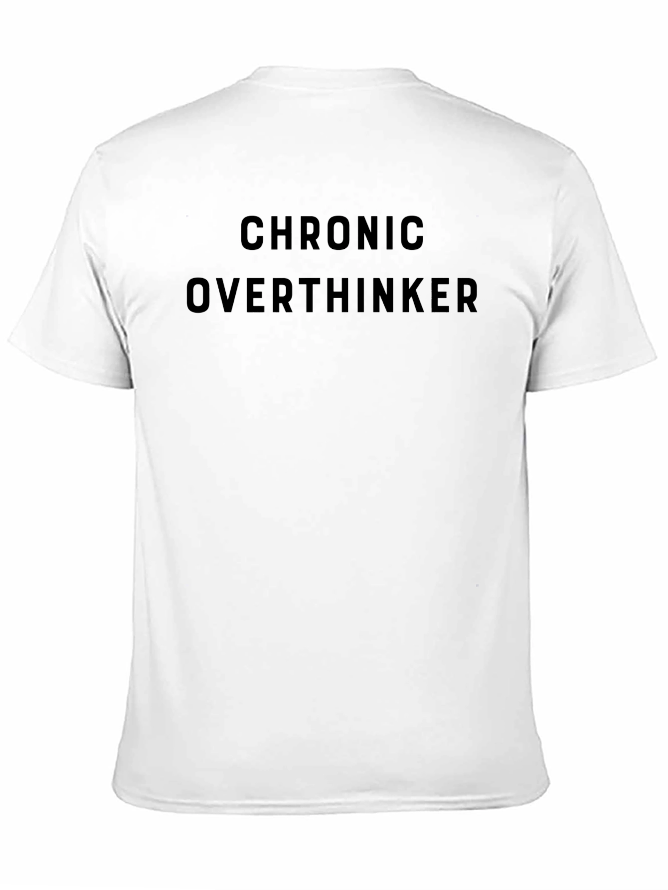 Chronic Overthinker Black T-Shirt