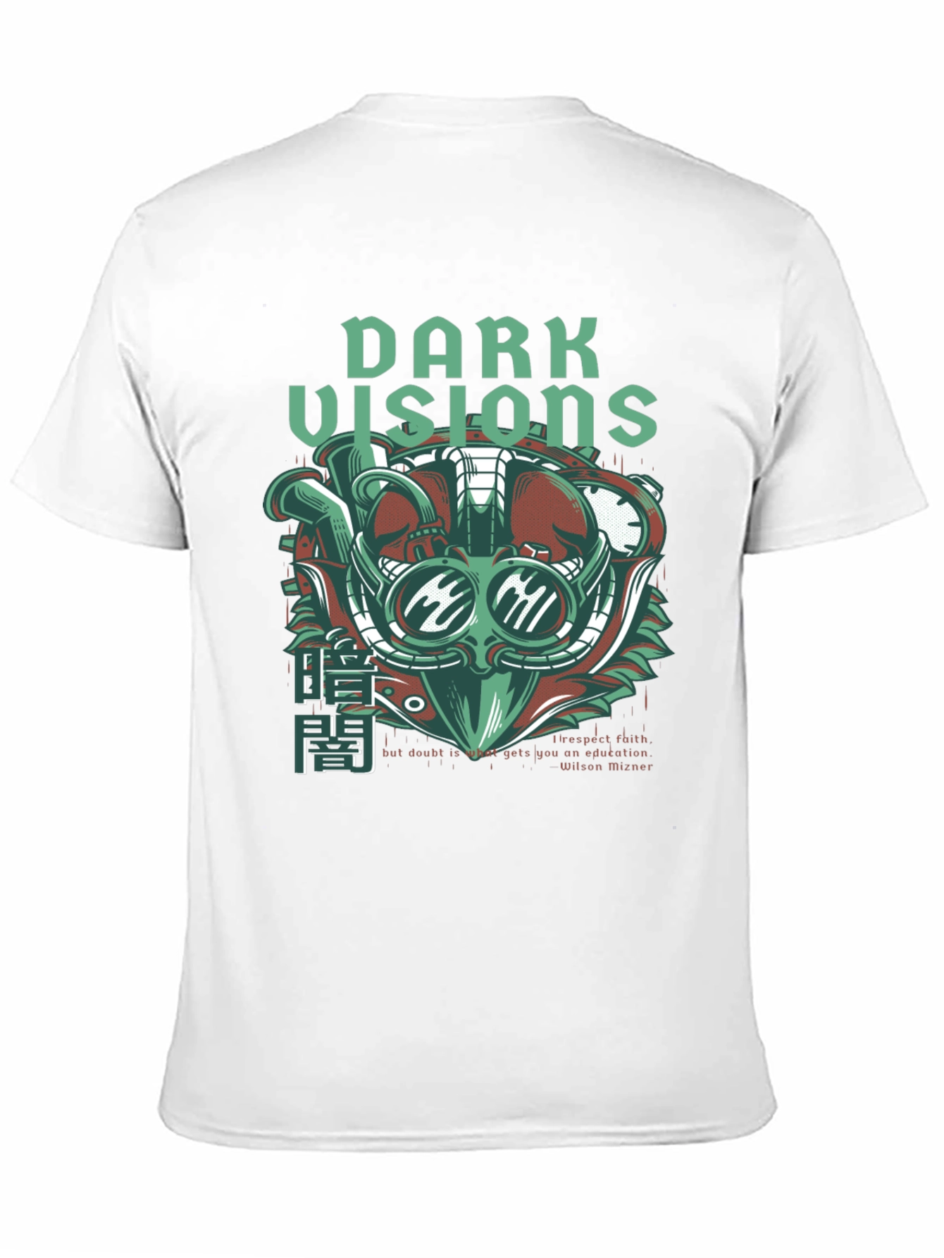 Dark Visions Graphic Print Mens T-Shirt
