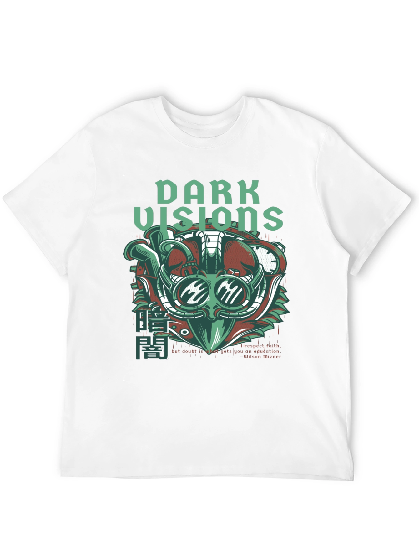 Dark Visions Graphic Print Mens T-Shirt