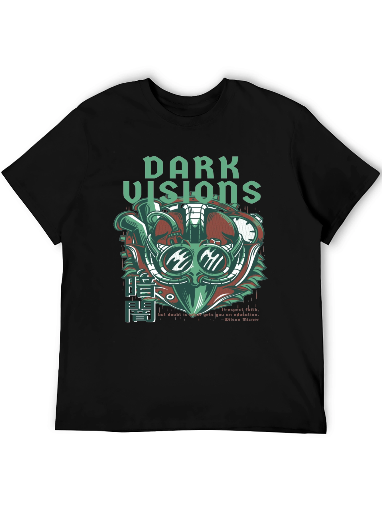 Dark Visions Graphic Print Mens T-Shirt