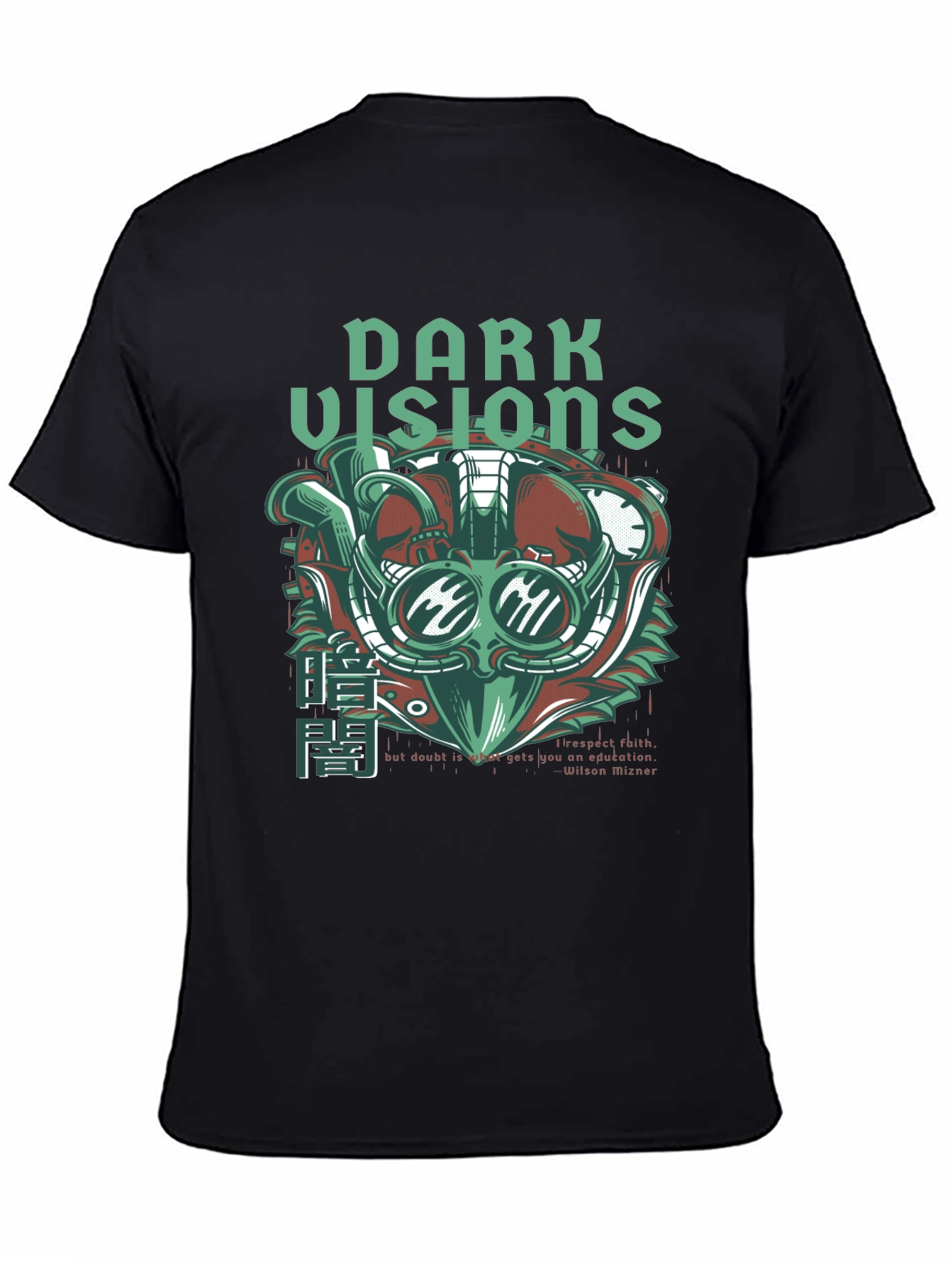 Dark Visions Graphic Print Mens T-Shirt