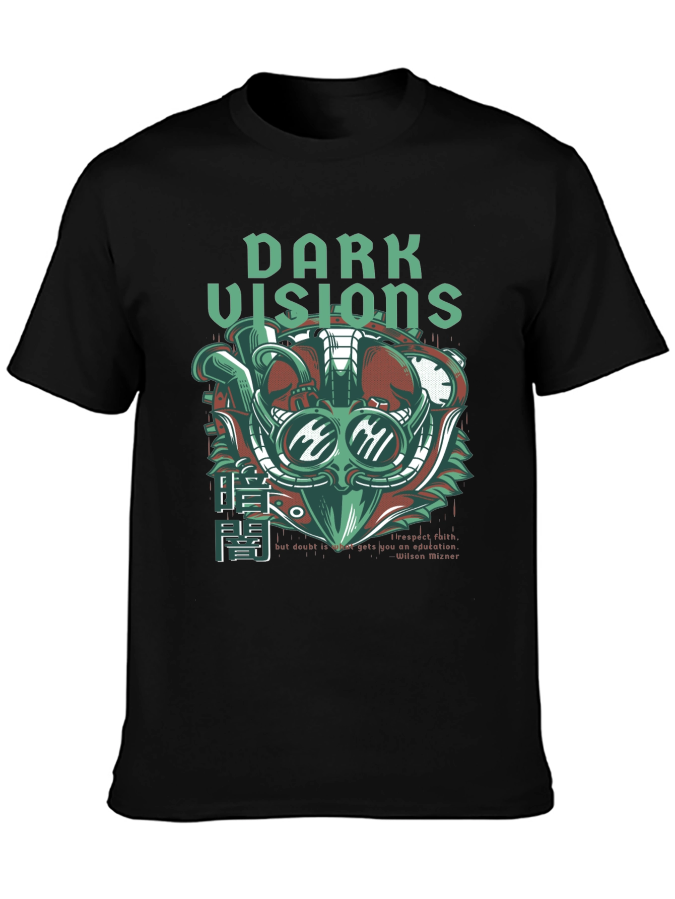 Dark Visions Graphic Print Mens T-Shirt