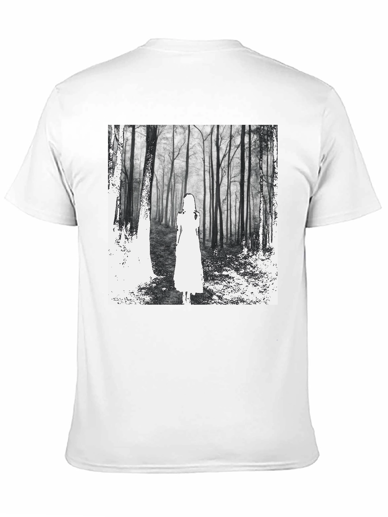Mystic Forest Graphic Tee - Black Unisex T-Shirt