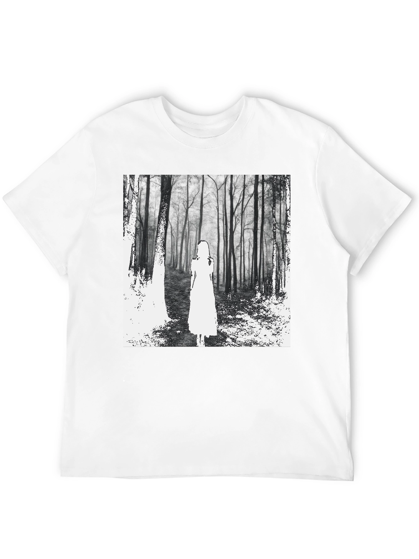 Mystic Forest Graphic Tee - Black Unisex T-Shirt
