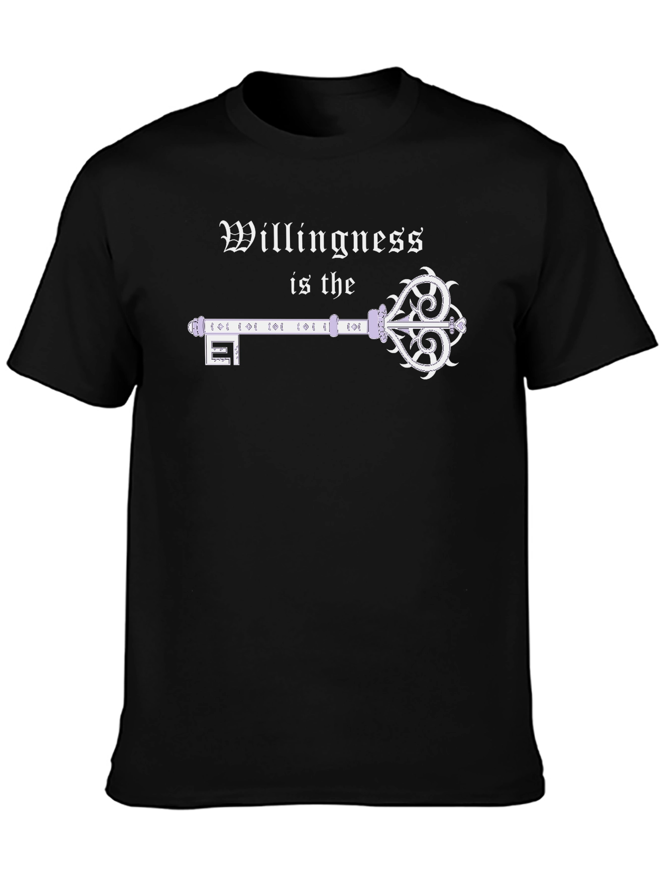 Willingness Key T-Shirt - Unique Gothic Design
